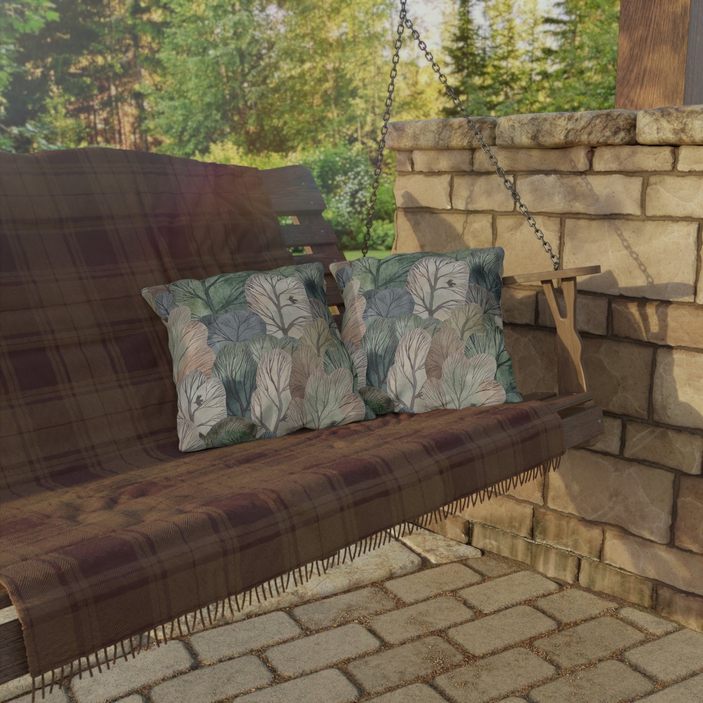 Nature-Inspired Outdoor Pillows with Leafy Design, Cozy Garden Decor, Patio Cushion, Unique Gift for Eco-Lovers, Boho Home Accents, [...]