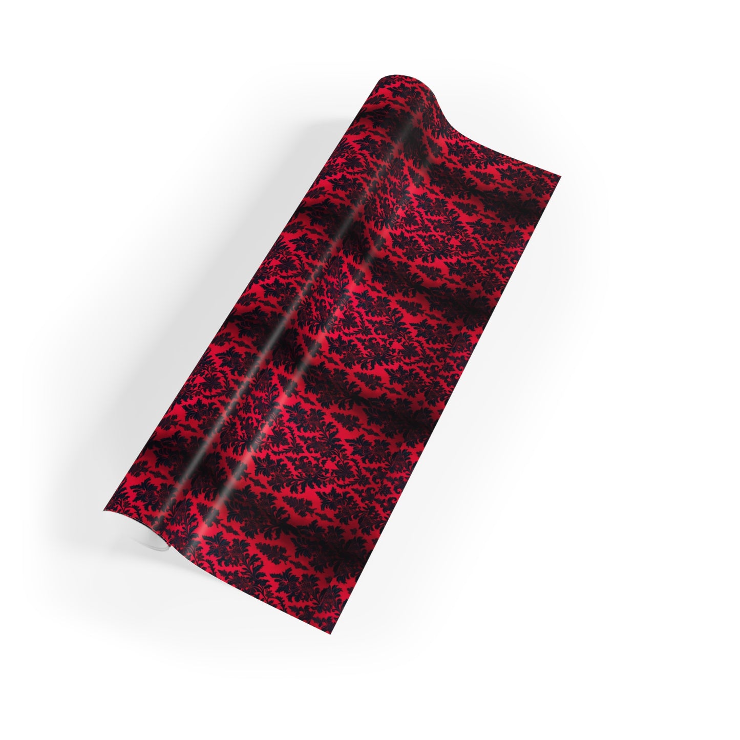 Elegant Gothic Red Gift Wrapping Paper Roll - Perfect for Holidays & Special Occasions