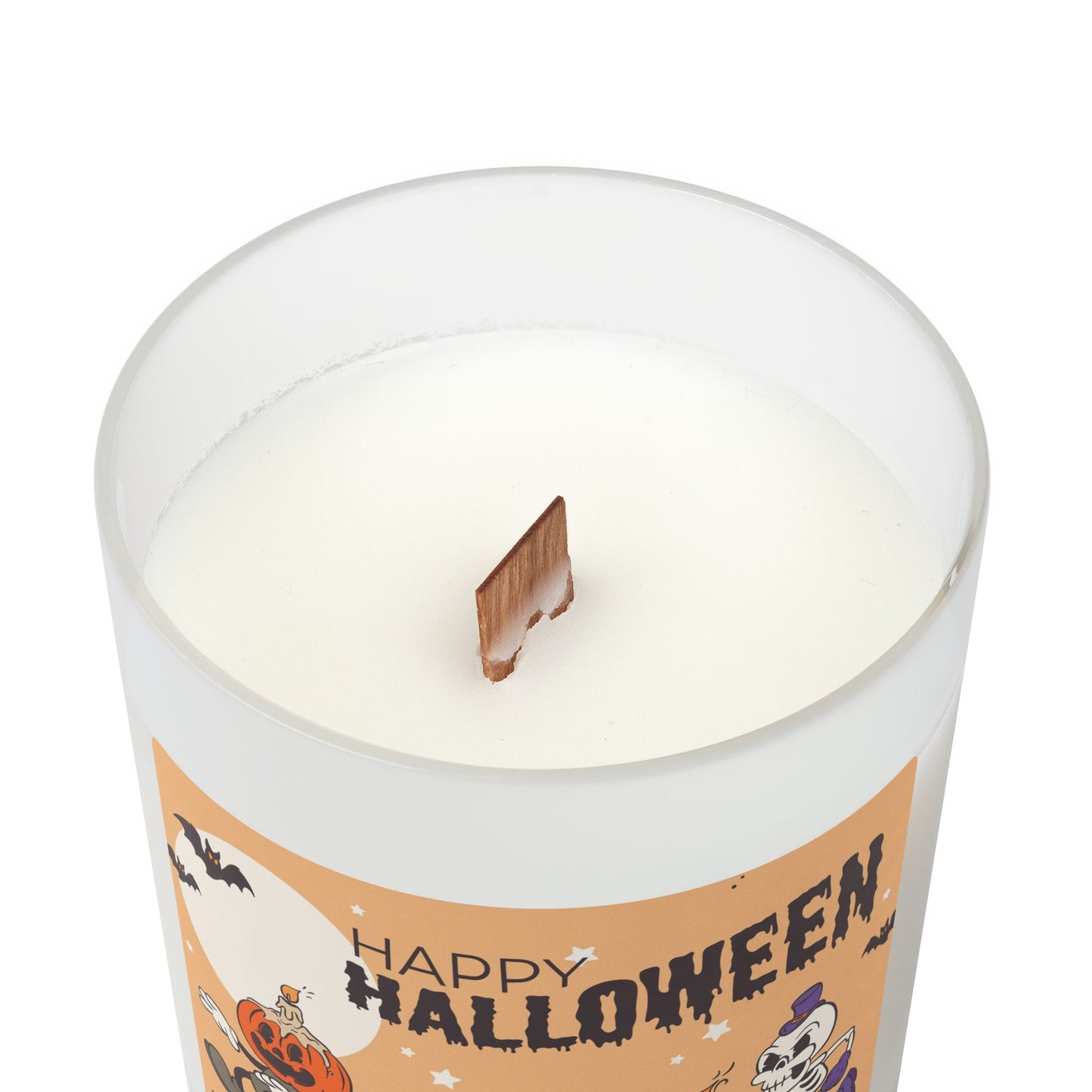 Happy Halloween Vintage Cartoon Theme Candle, 11oz - Perfect for Home Decor, Gifts, Halloween, Spooky Decor
