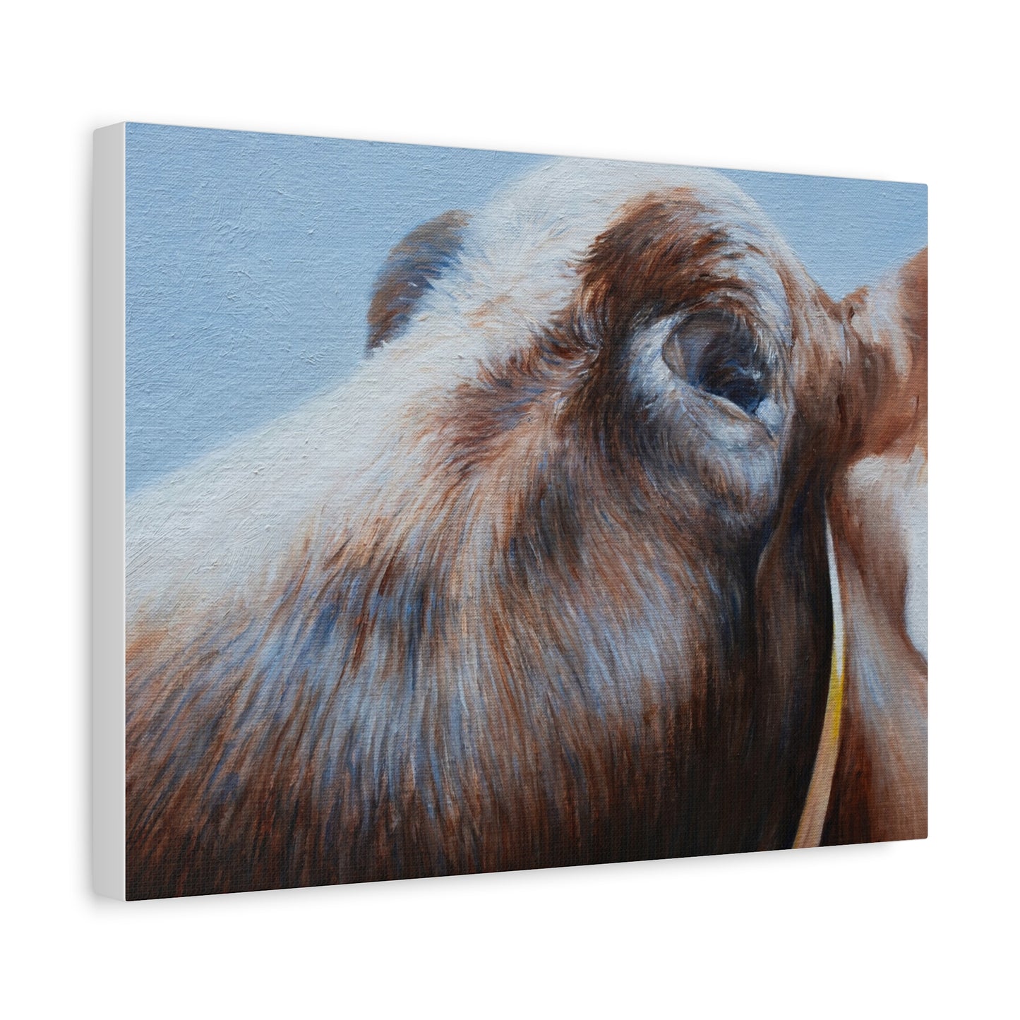 Farmhouse Chic Cow Art Canvas - Perfect for Country Decor