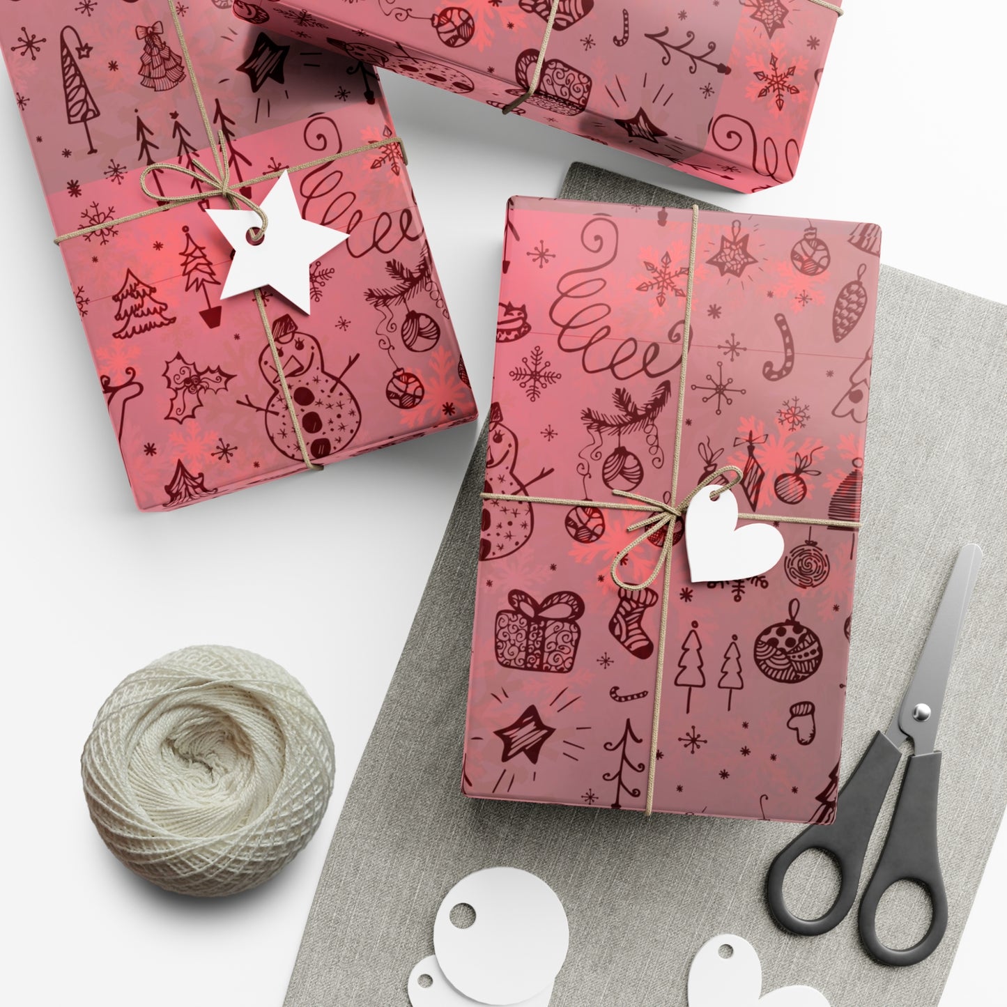 Festive Holiday Gift Wrap Paper - Cute Christmas Patterns for All Occasions