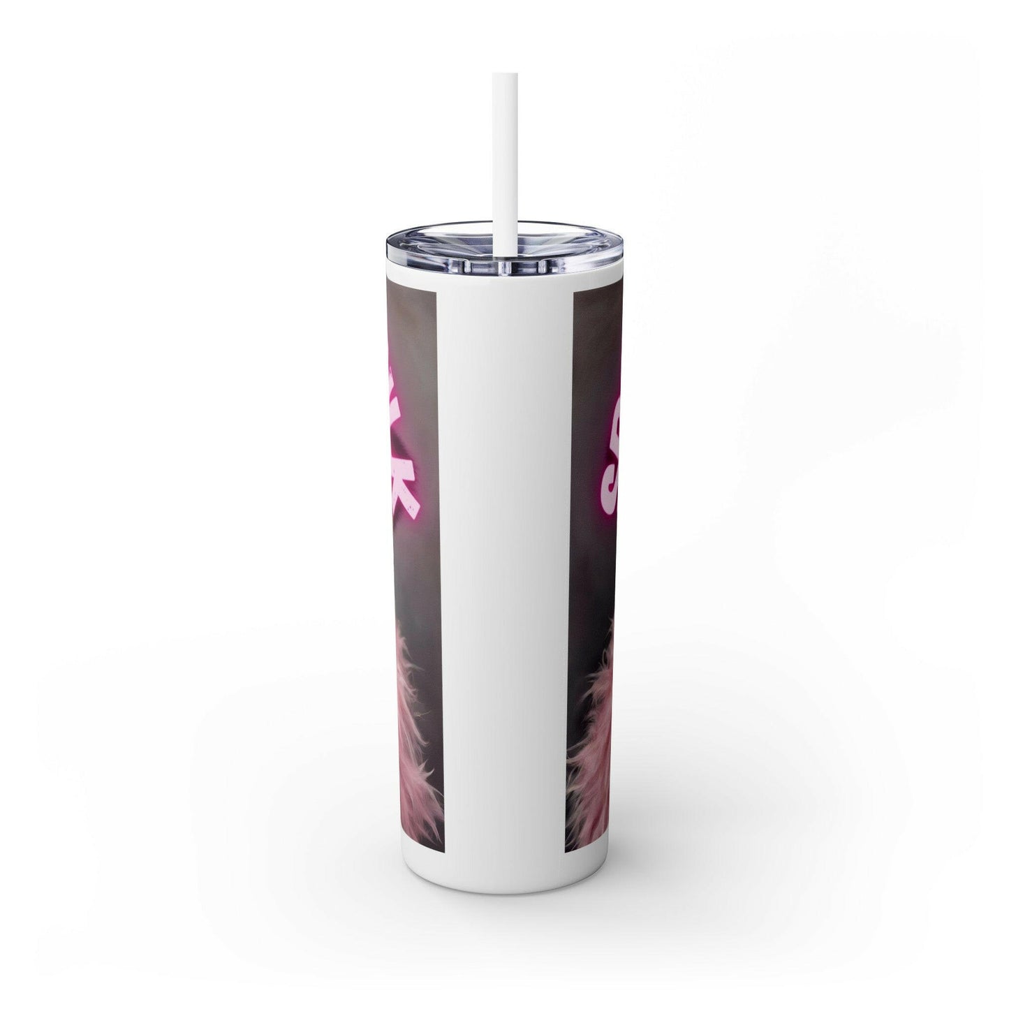 Spoiled Milk Skinny Tumbler with Straw, 20oz.