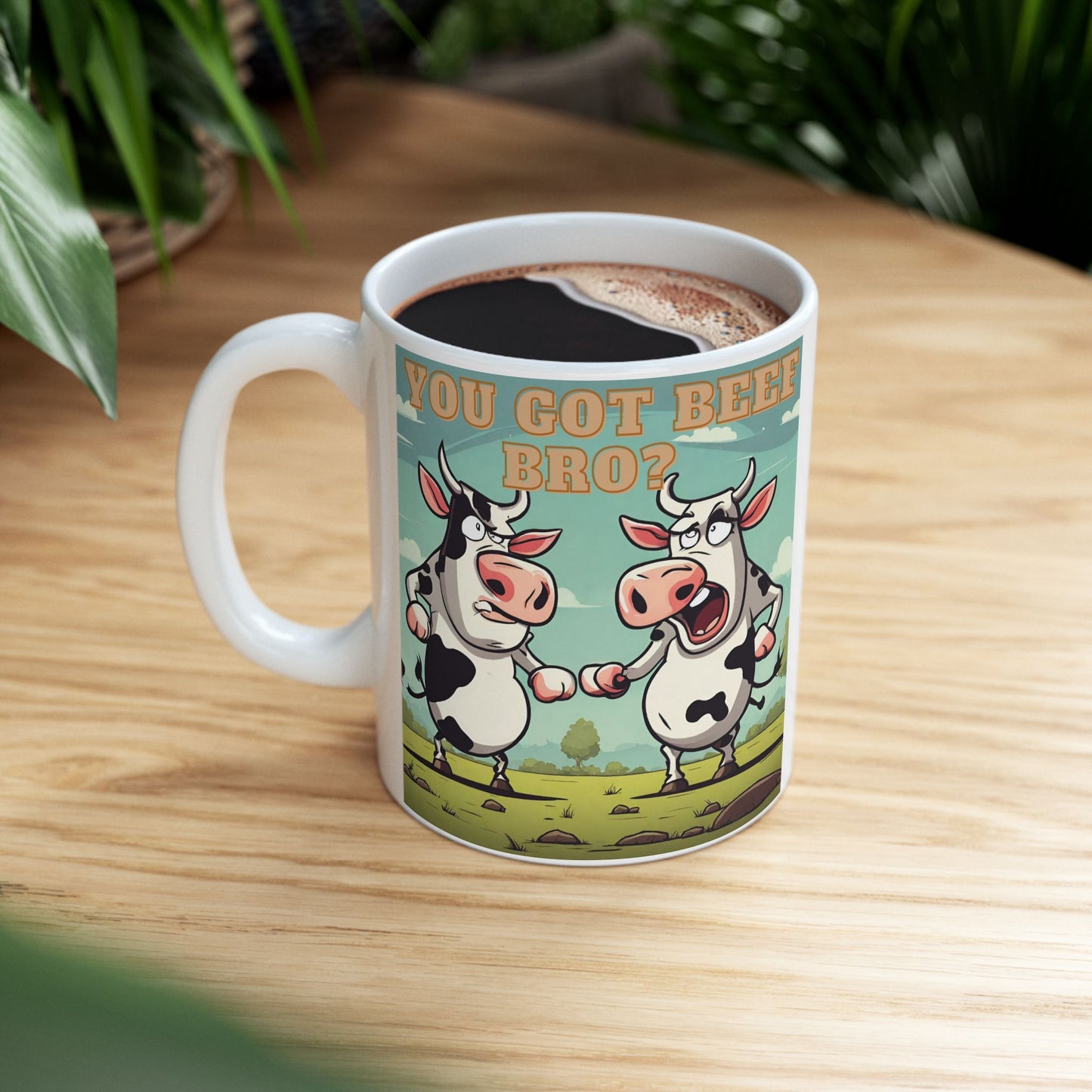 Funny Cow Mug - Ceramic Mug