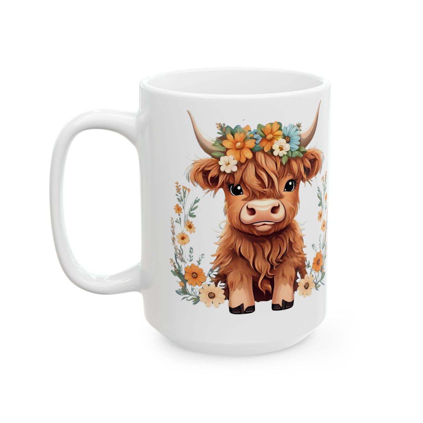 Mug - Udderly Adorable Ceramic Mug (11oz, 15oz)