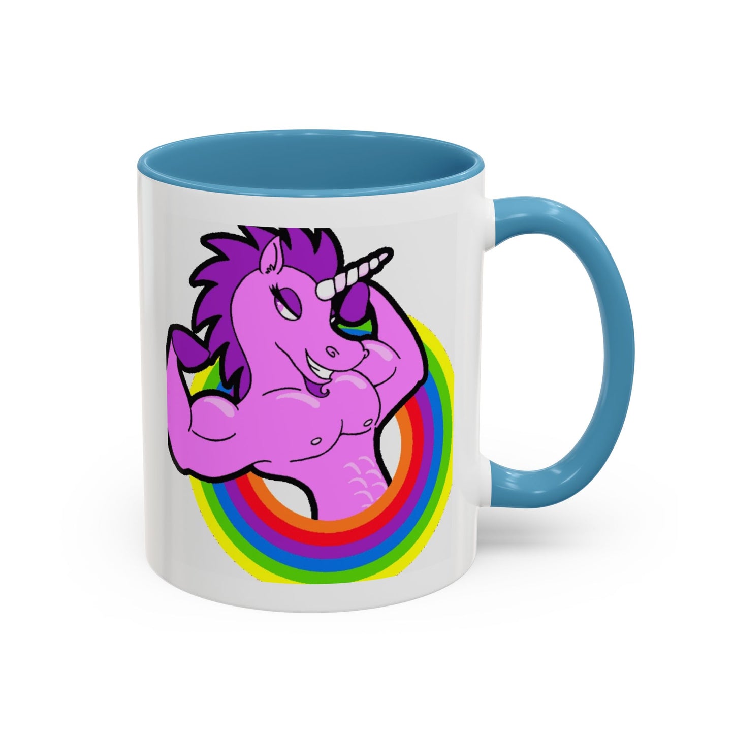 Mug Flexing Unicorn Coffee Mug (11, 15oz)