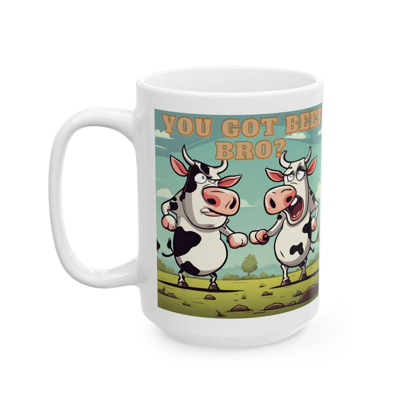 Funny Cow Mug - Ceramic Mug