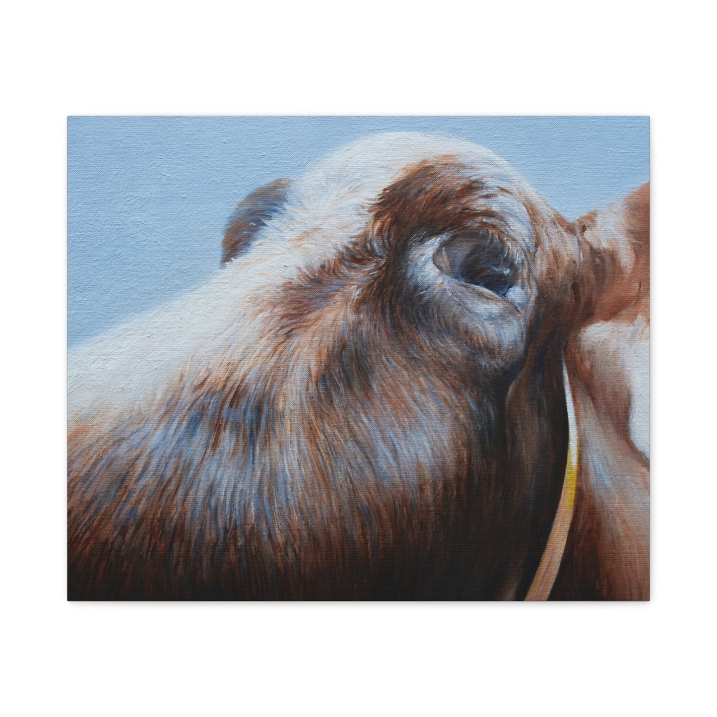 Farmhouse Chic Cow Art Canvas - Perfect for Country Decor