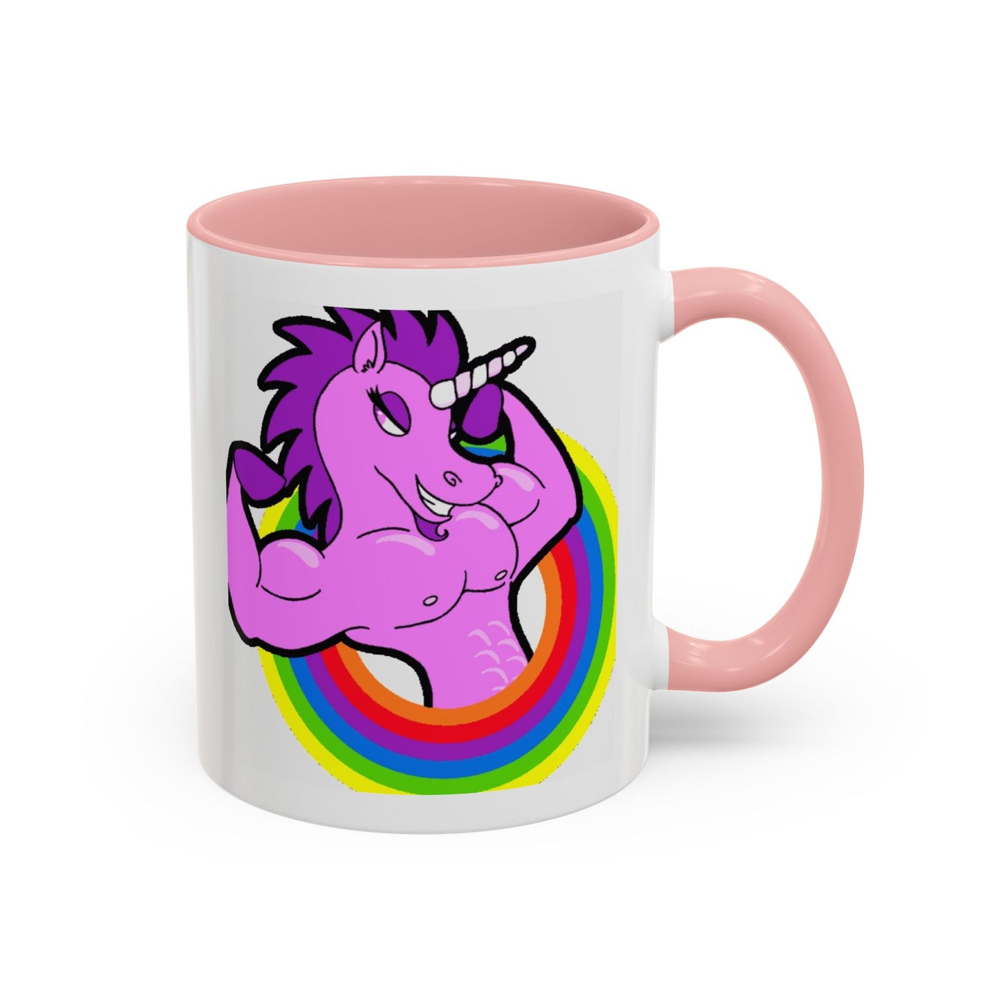 Mug Flexing Unicorn Coffee Mug (11, 15oz)