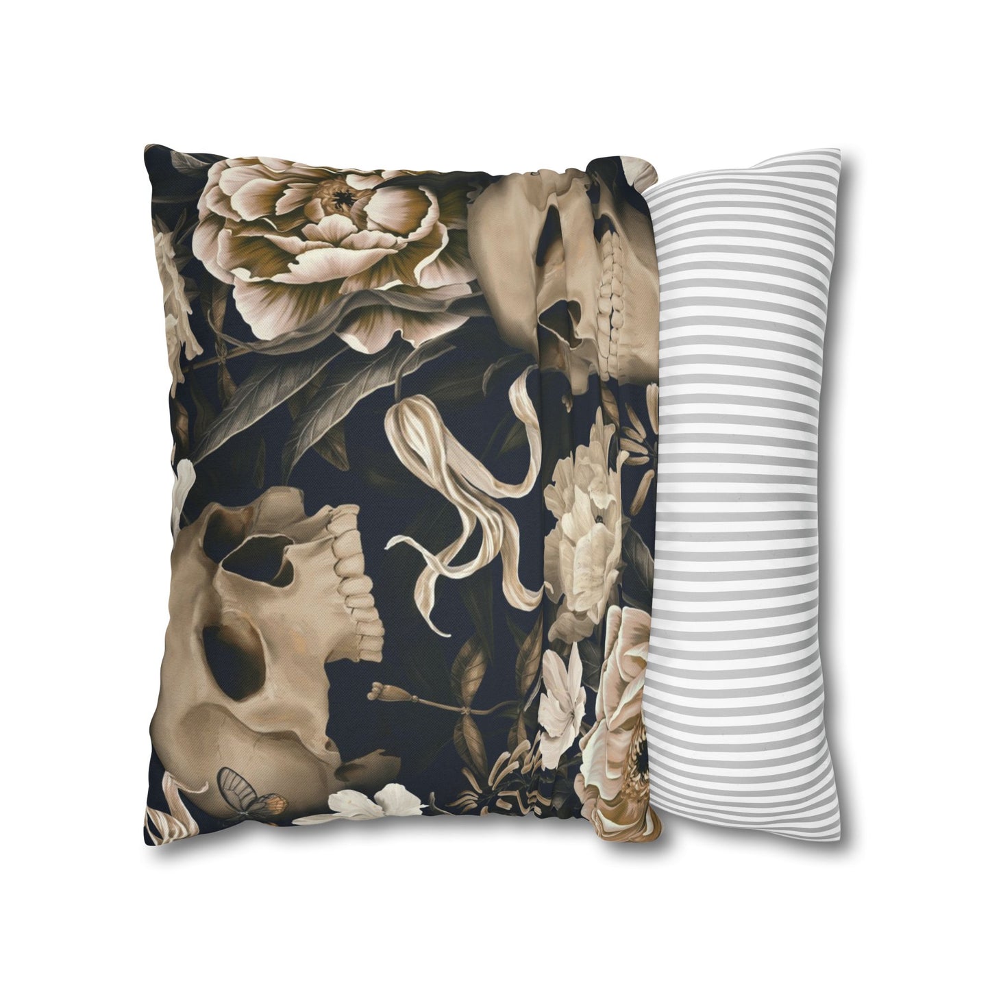 Gothic Floral Skull Pillowcase - Cozy Home Decor, Halloween Accessories, Dark Aesthetic Gifts, Gothic Style Pillow Cover, Unique [...]