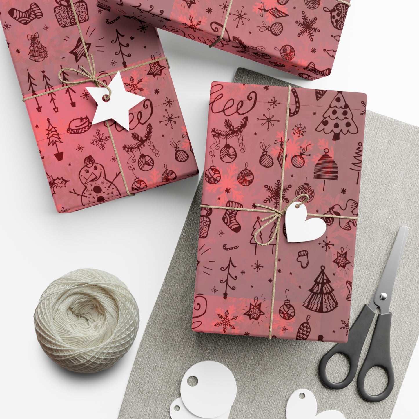 Festive Holiday Gift Wrap Paper - Cute Christmas Patterns for All Occasions