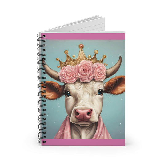 Princess Moo Spiral Notebook - Ruled Line.