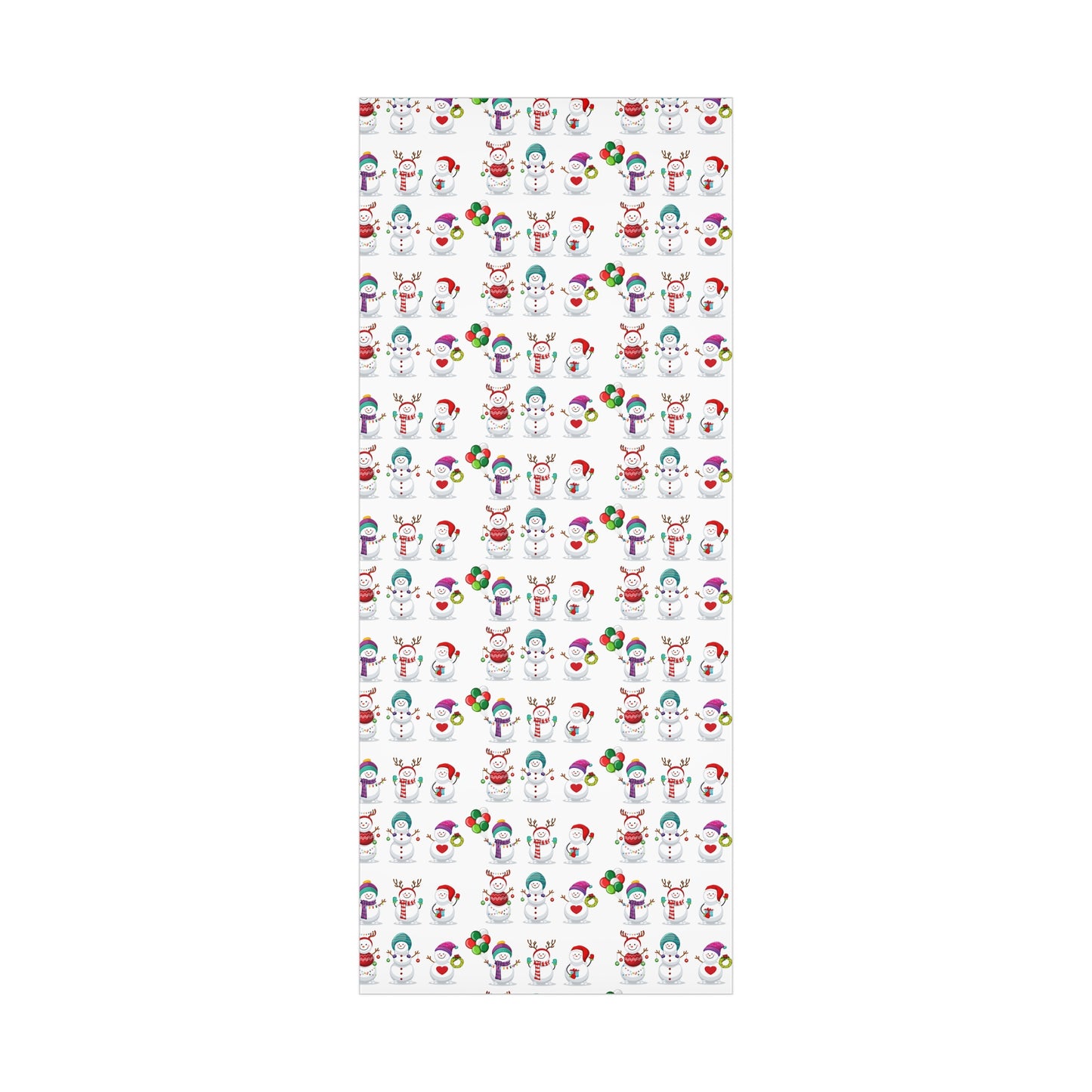 Gift Wrap Papers - Festive Snowman Holiday Cheer Wrapping Sheets