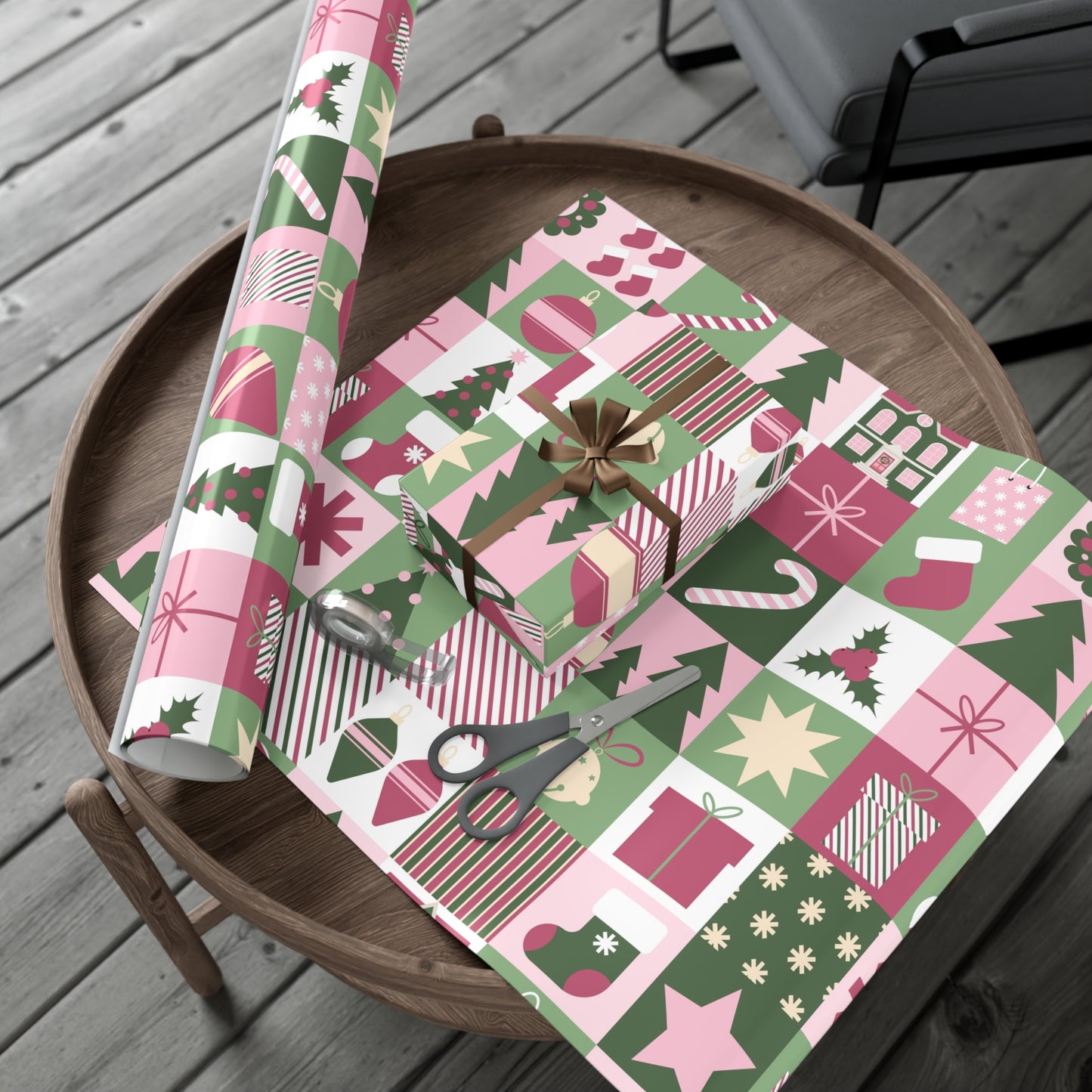 Festive Holiday Gift Wrap Papers - Christmas Patterns for Joyful Gifting