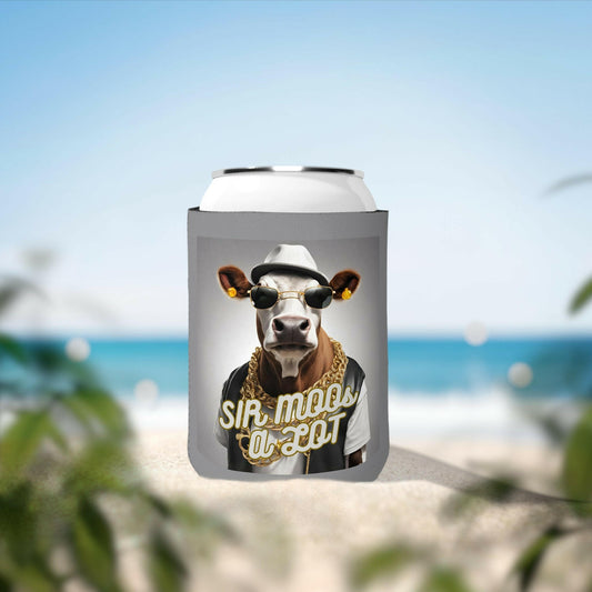 Sir Moos A Lot- Can Cooler Sleeve.