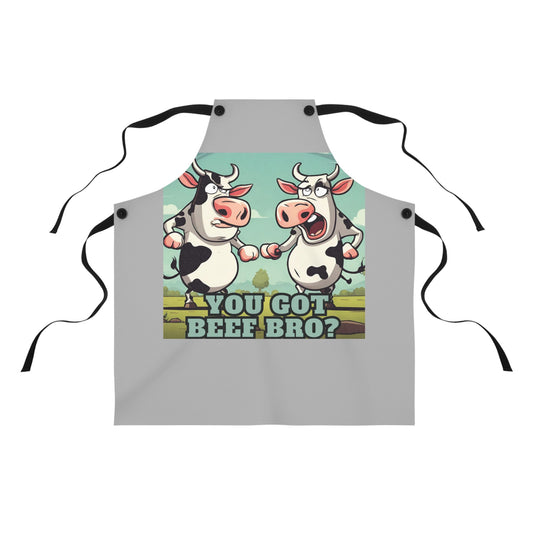 Humorous Cow Apron - Perfect for BBQs, Cooking, and Gifts for Meat Lovers, Kitchen Accessory