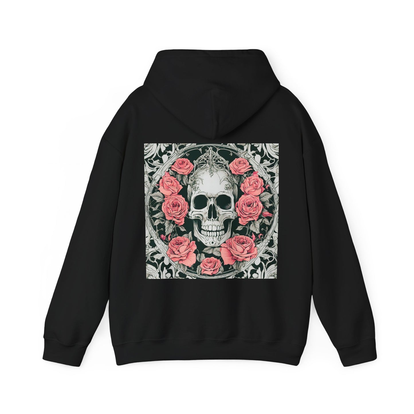 Skeletons n Roses- Unisex Heavy Blend™ Hooded Sweatshirt