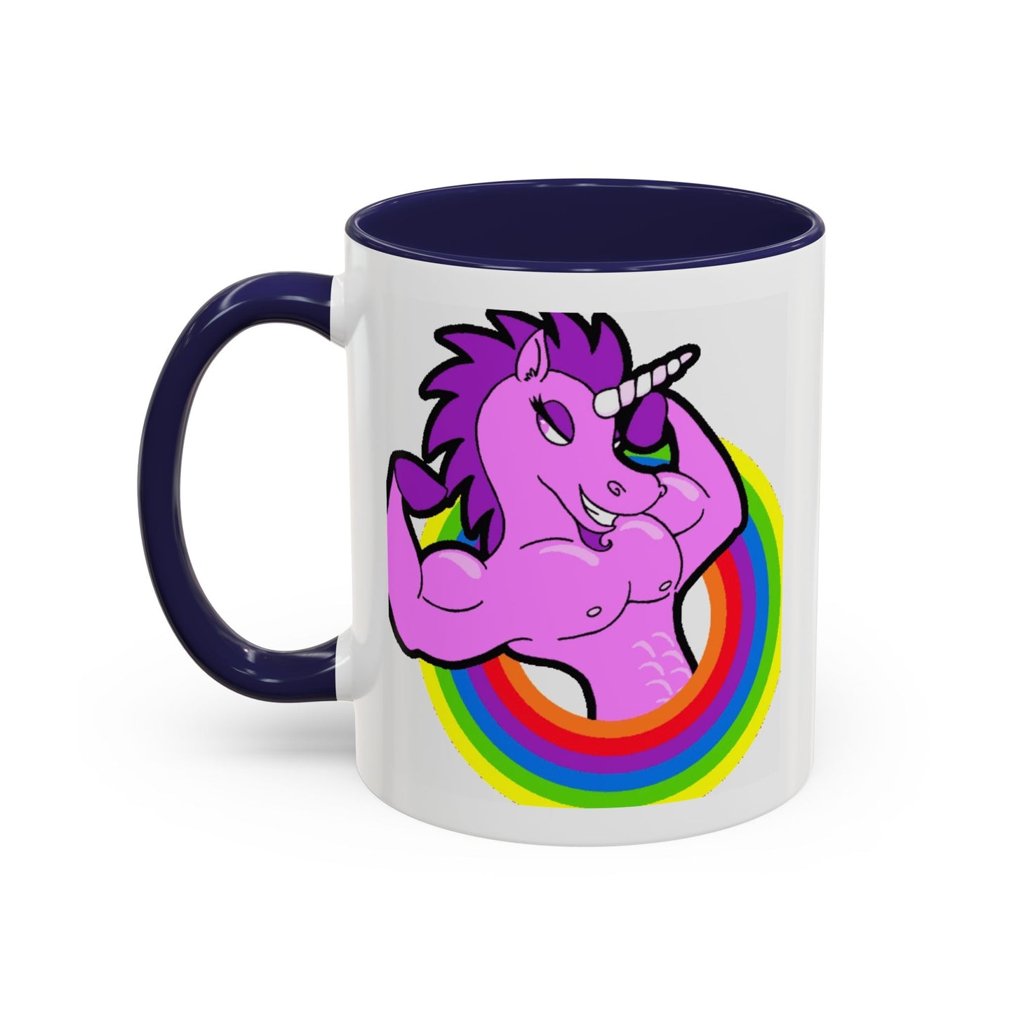 Mug Flexing Unicorn Coffee Mug (11, 15oz)