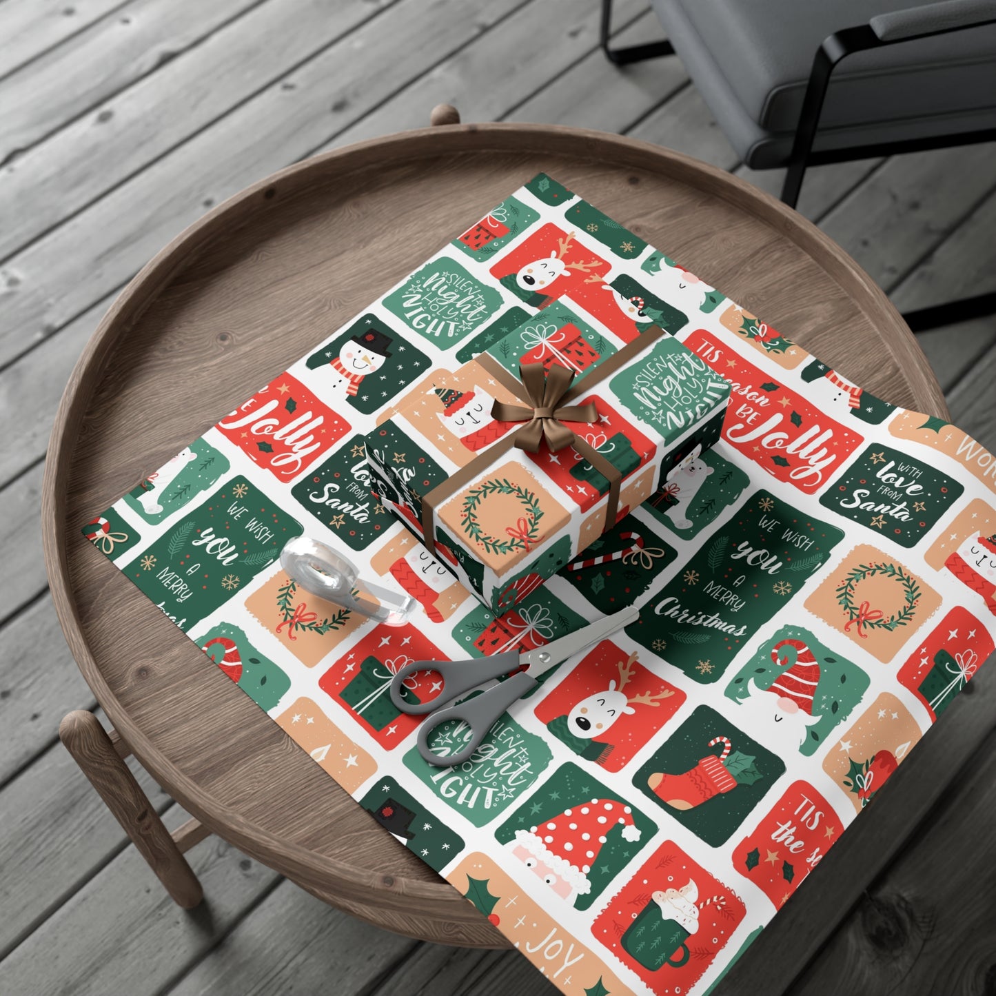 Festive Holiday Gift Wrap Papers – Jolly Designs for Christmas Celebrations