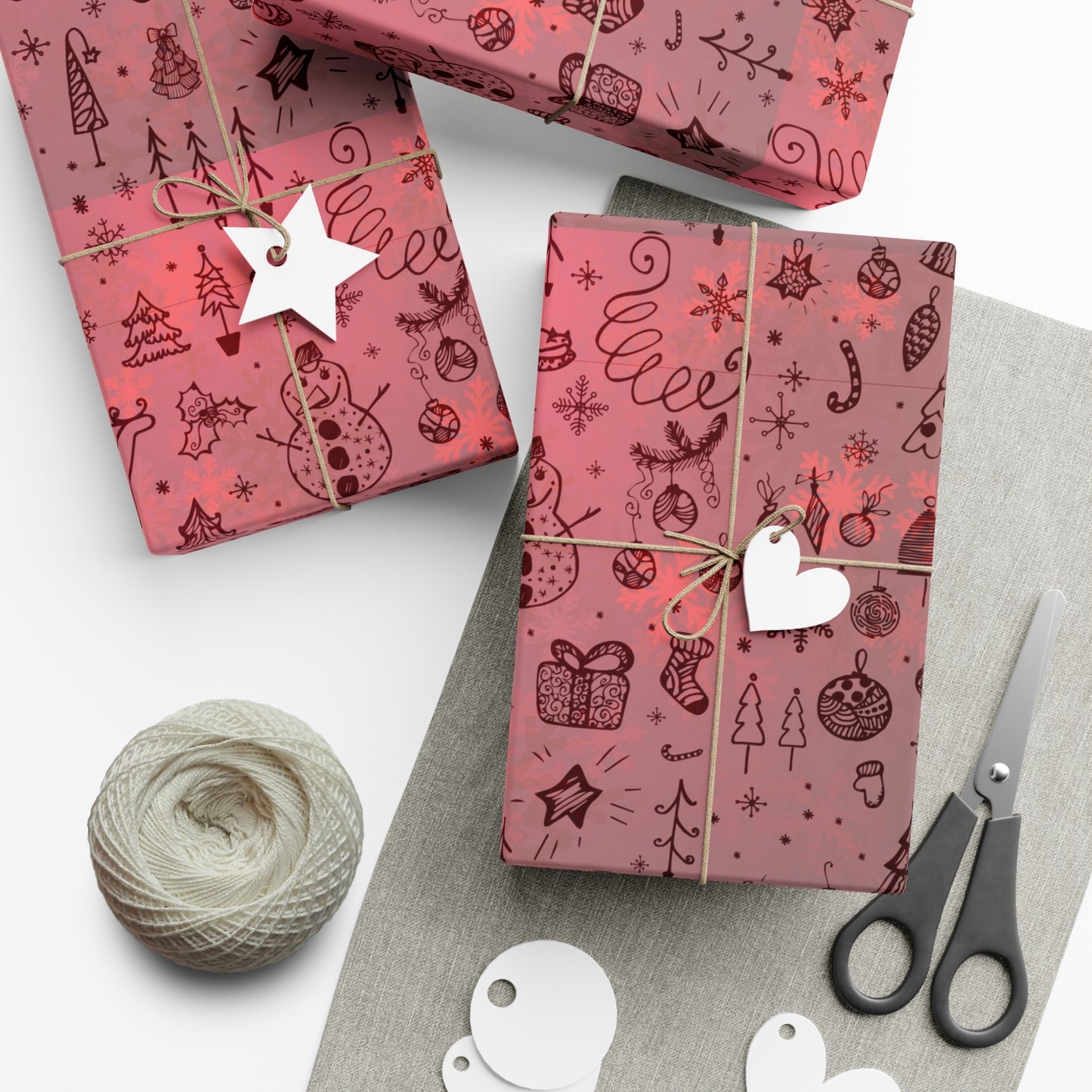 Festive Holiday Gift Wrap Paper - Cute Christmas Patterns for All Occasions