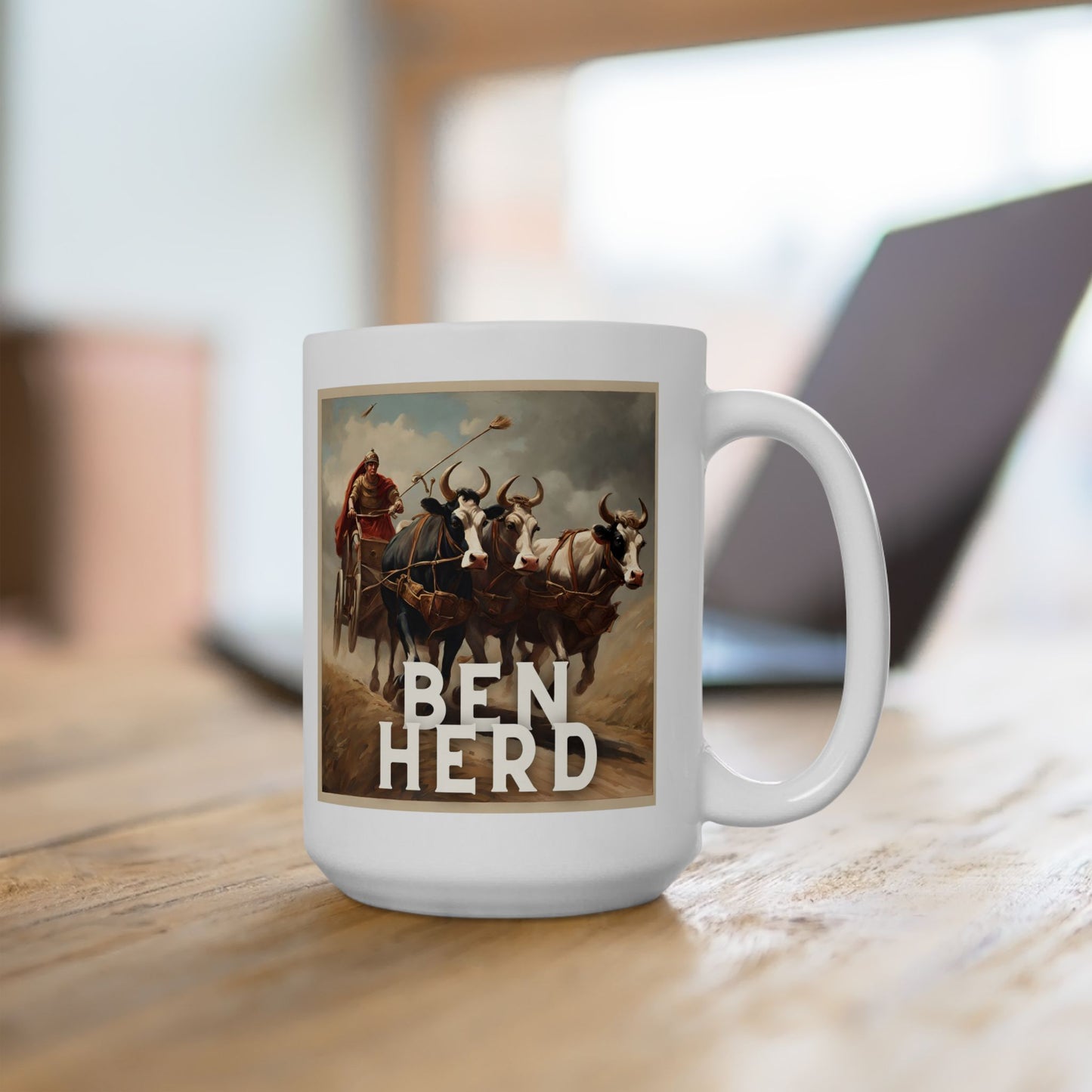 Mug - Ben Herd Ceramic Coffee Cup (11oz, 15oz)