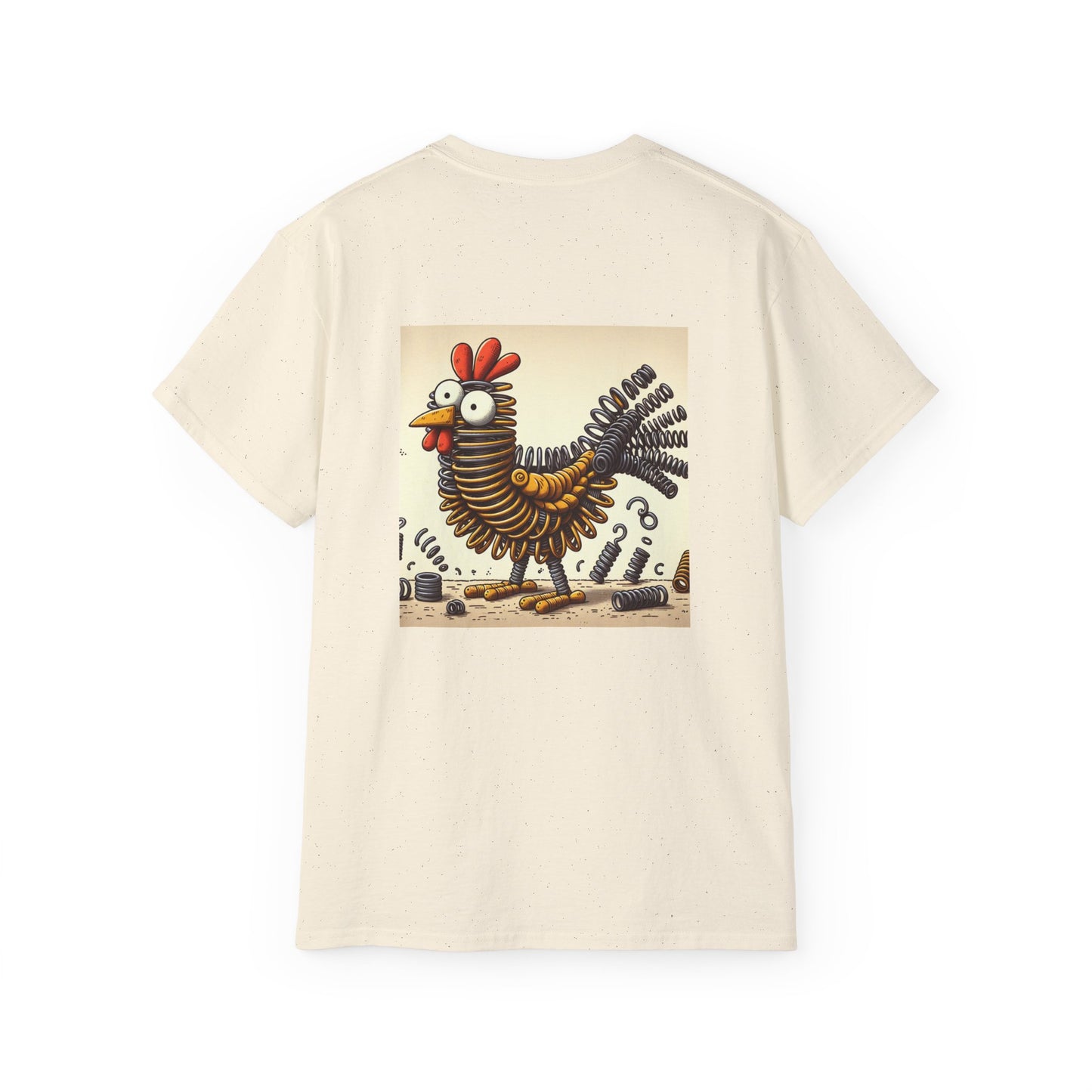 Funny Spring Chicken Graphic Tee, Quirky Hen T-Shirt, Gift for Bird Lovers, Animal Lover Apparel, Casual Wear