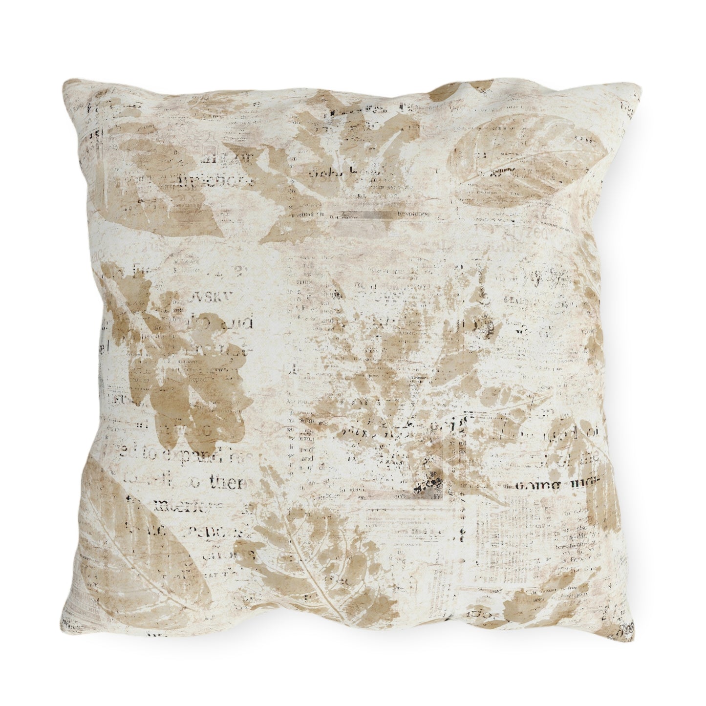 Rustic Floral Outdoor Pillows, Cozy Patio Decor, Garden Cushion Covers, Vintage Style Throw Pillows, Neutral Home Accessories