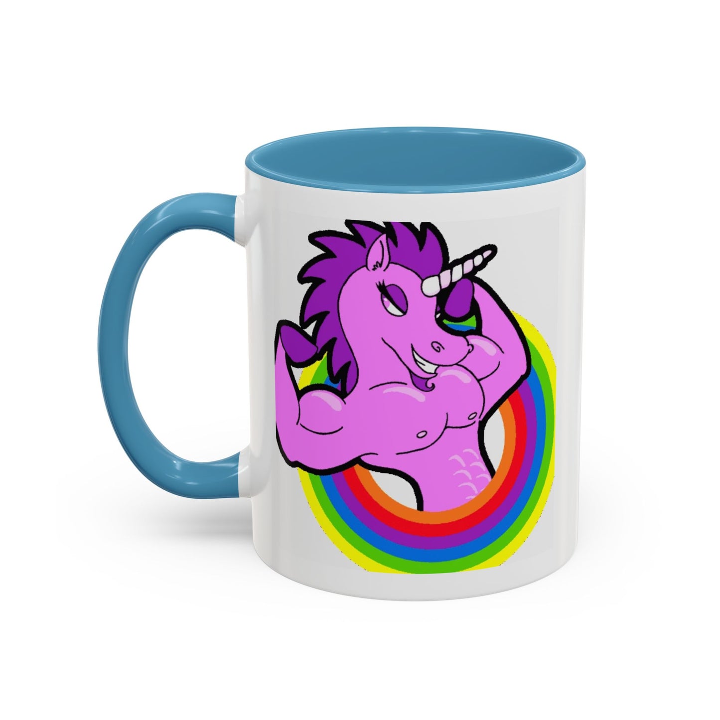 Mug Flexing Unicorn Coffee Mug (11, 15oz)