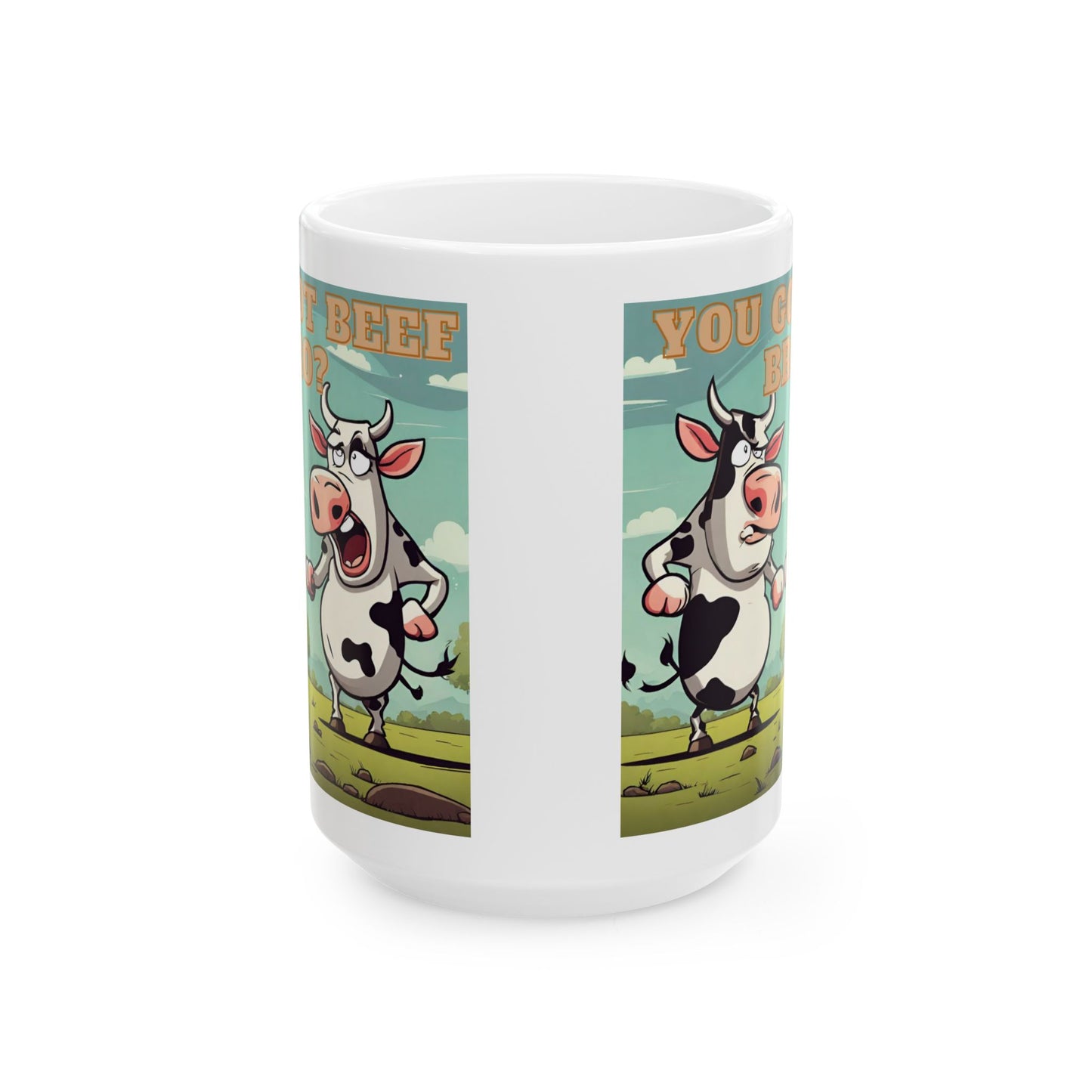 Funny Cow Mug - Ceramic Mug