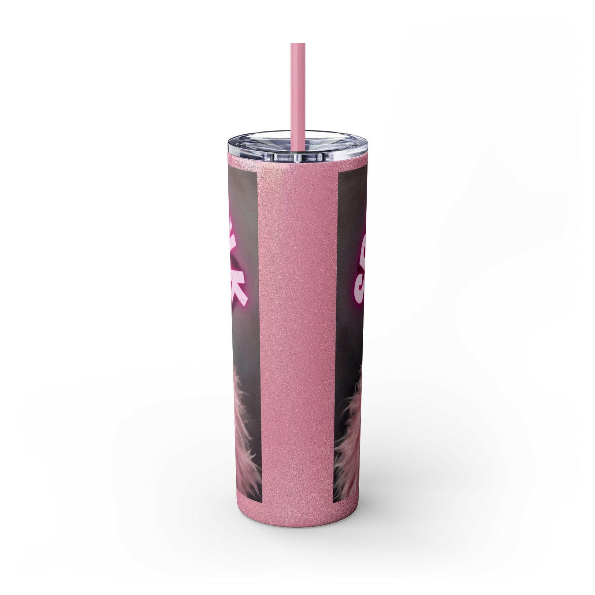 Spoiled Milk Skinny Tumbler with Straw, 20oz.