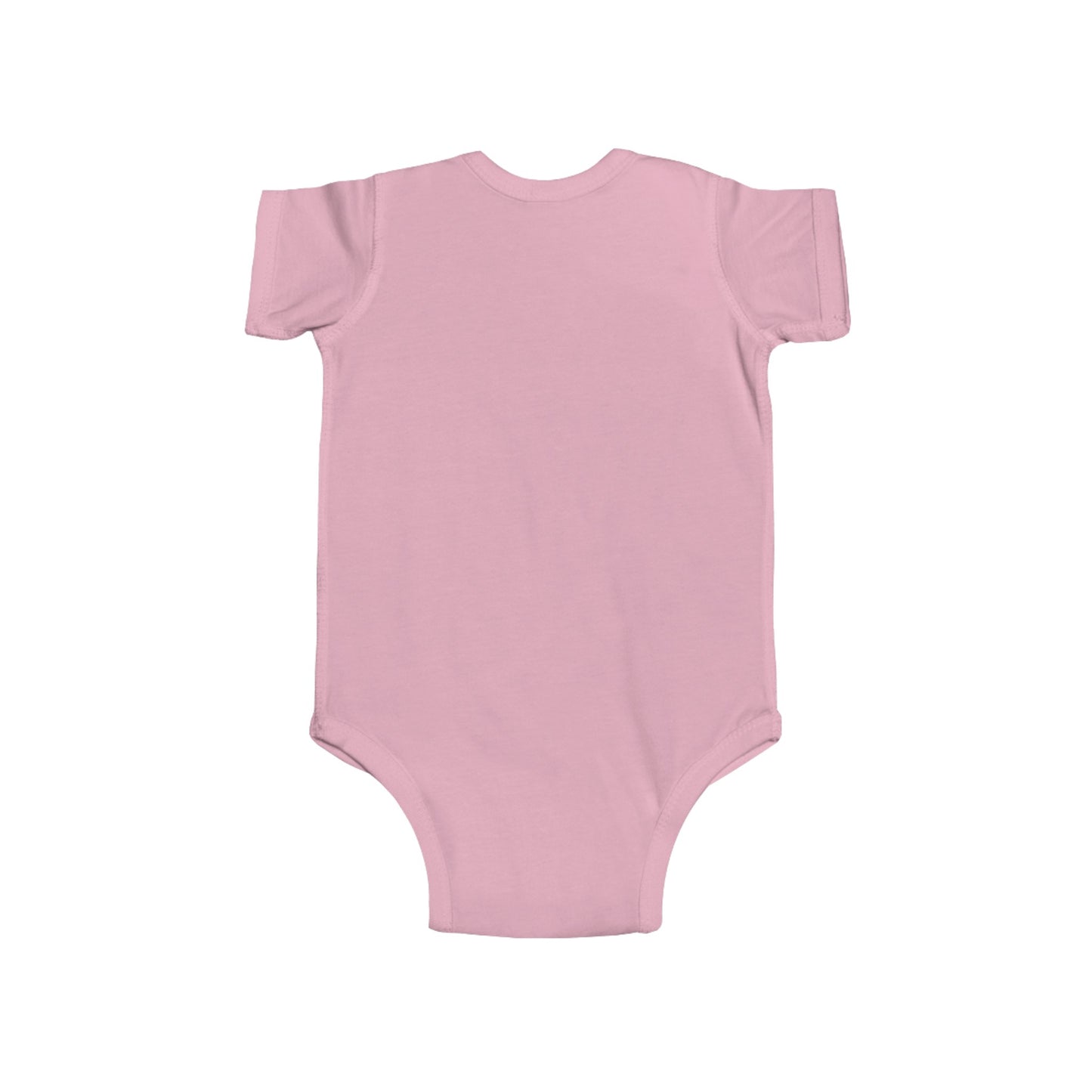 Pink Baby onesie rearview 