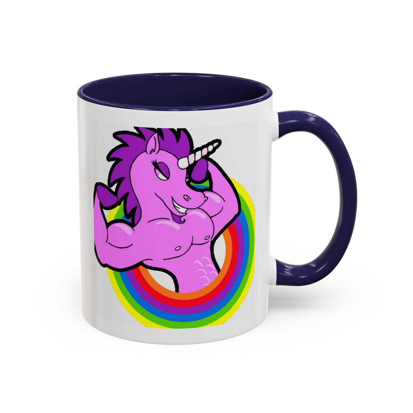 Mug Flexing Unicorn Coffee Mug (11, 15oz)