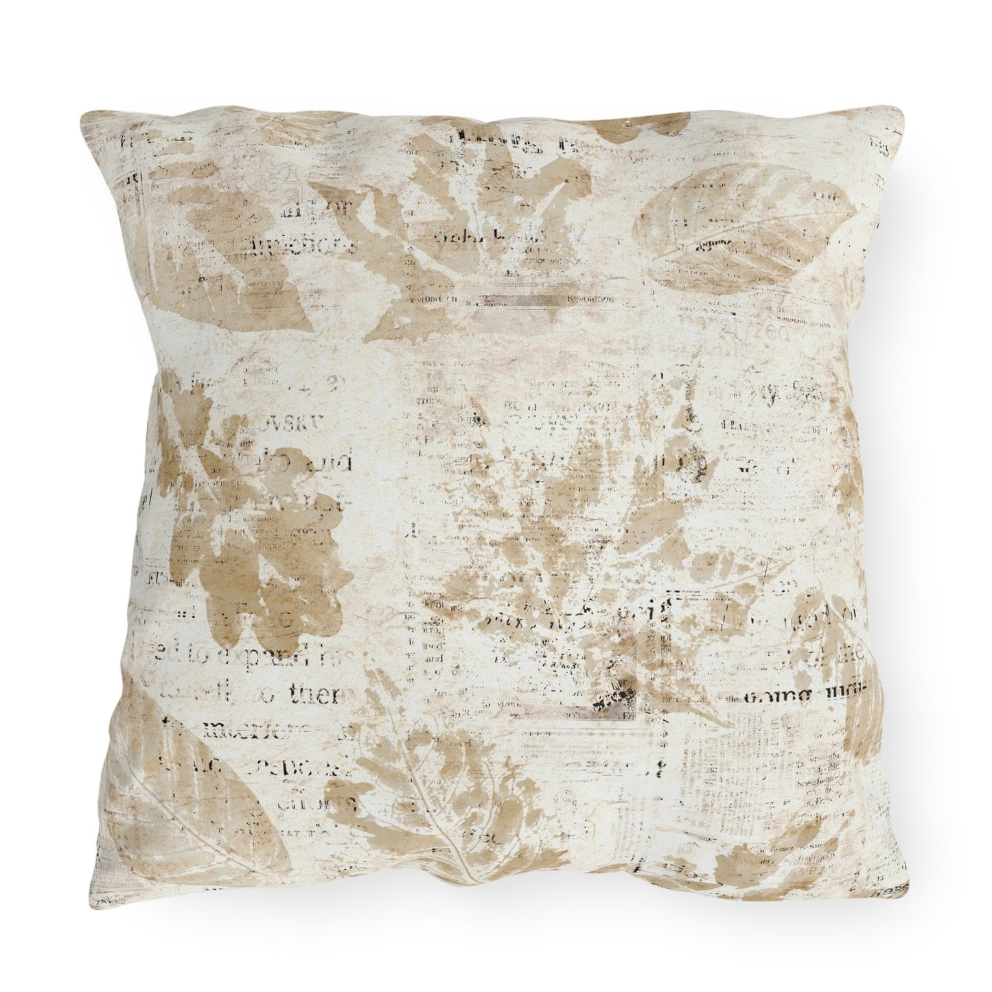 Rustic Floral Outdoor Pillows, Cozy Patio Decor, Garden Cushion Covers, Vintage Style Throw Pillows, Neutral Home Accessories