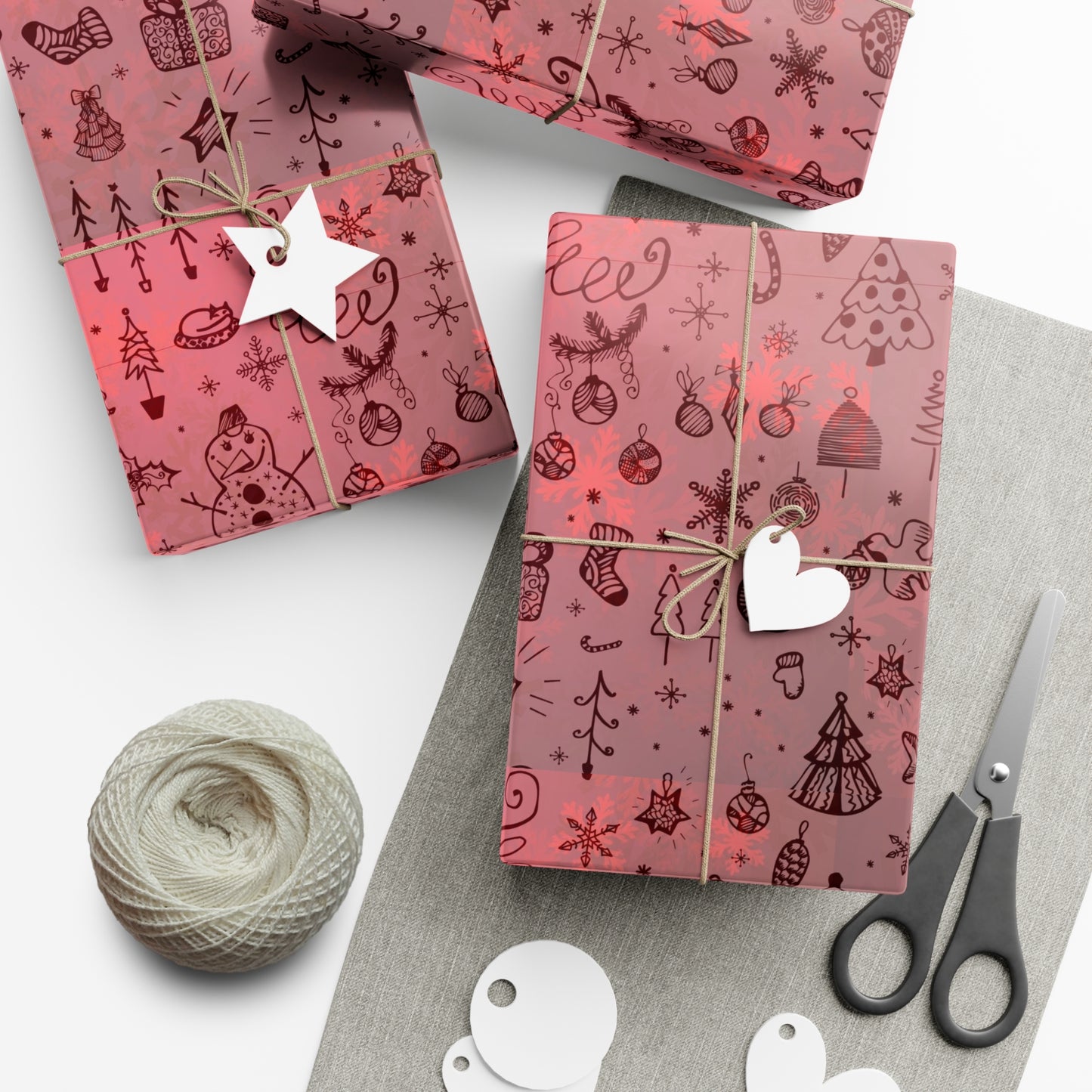 Festive Holiday Gift Wrap Paper - Cute Christmas Patterns for All Occasions