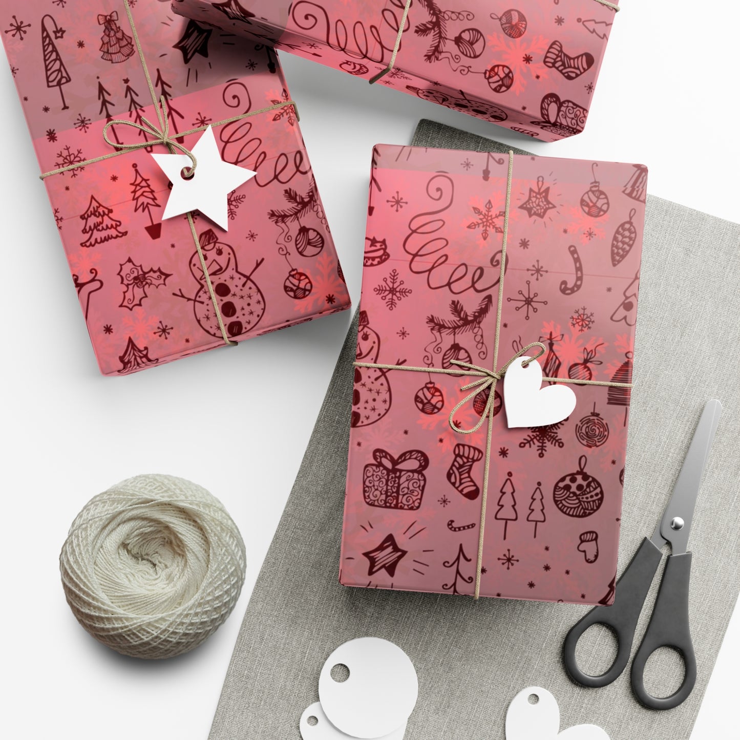 Festive Holiday Gift Wrap Paper - Cute Christmas Patterns for All Occasions