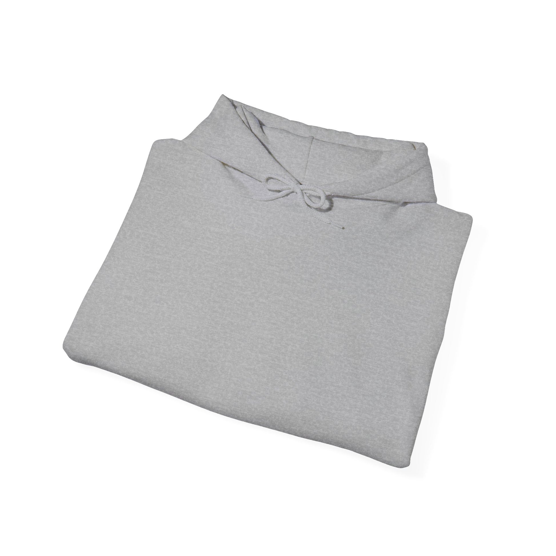 Sport grey hooded sweatshirt folded