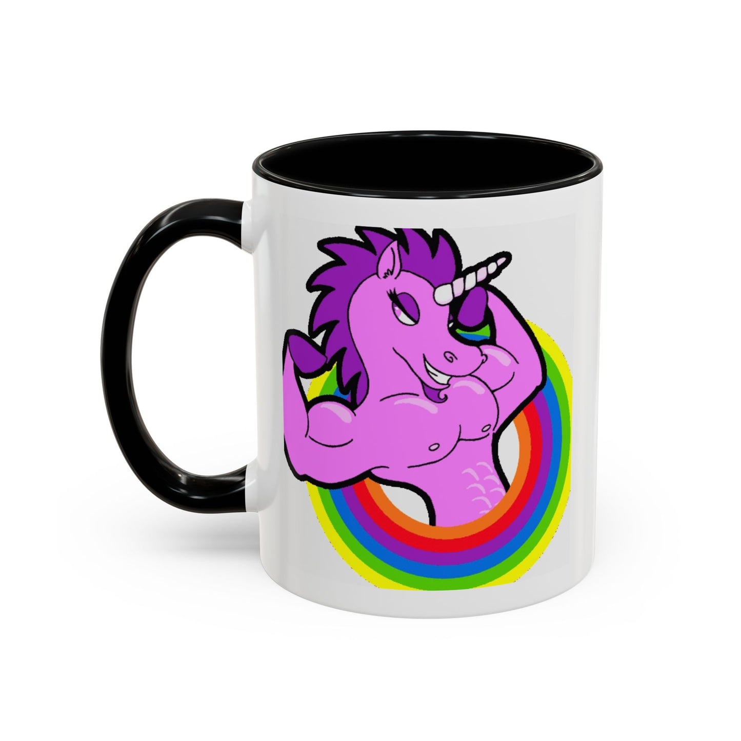 Mug Flexing Unicorn Coffee Mug (11, 15oz)