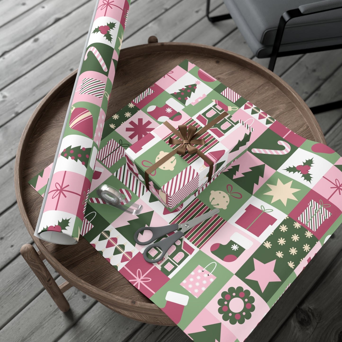 Festive Holiday Gift Wrap Papers - Christmas Patterns for Joyful Gifting