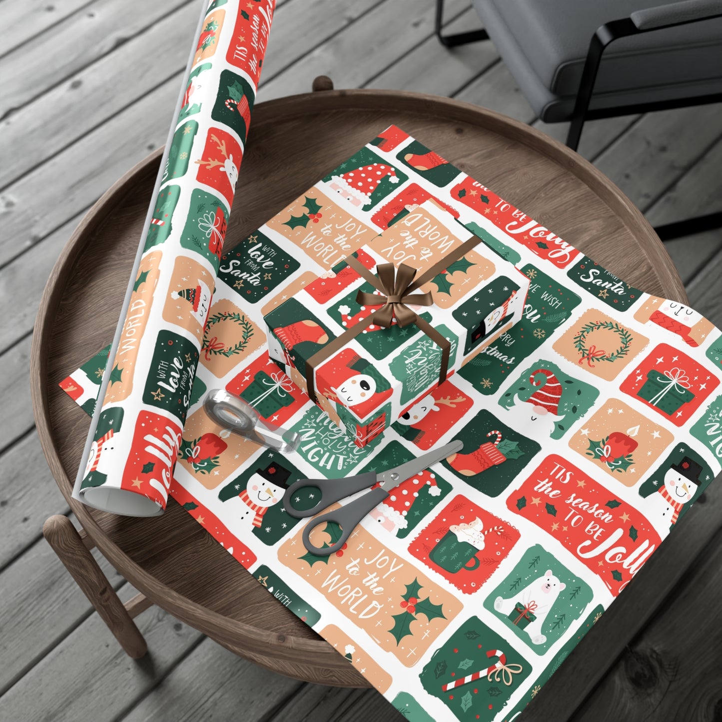 Festive Holiday Gift Wrap Papers – Jolly Designs for Christmas Celebrations