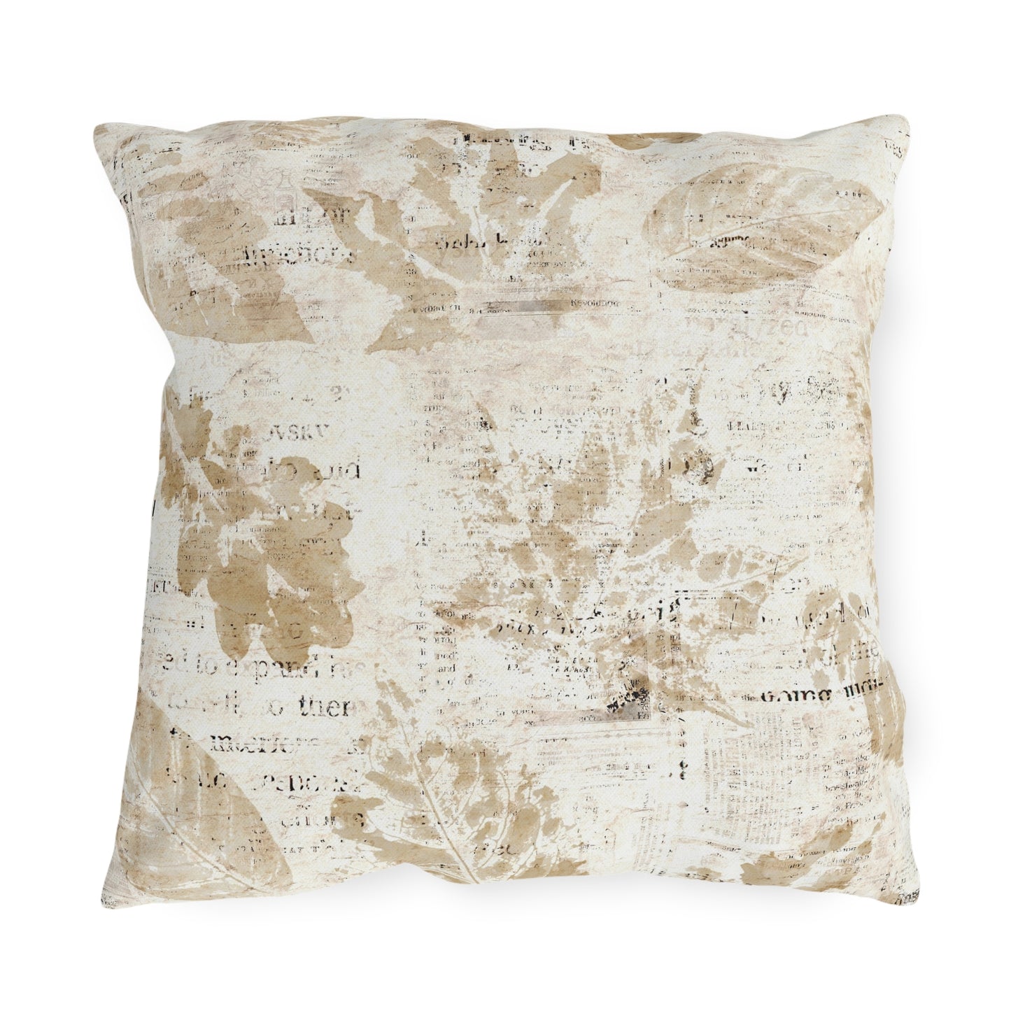 Rustic Floral Outdoor Pillows, Cozy Patio Decor, Garden Cushion Covers, Vintage Style Throw Pillows, Neutral Home Accessories