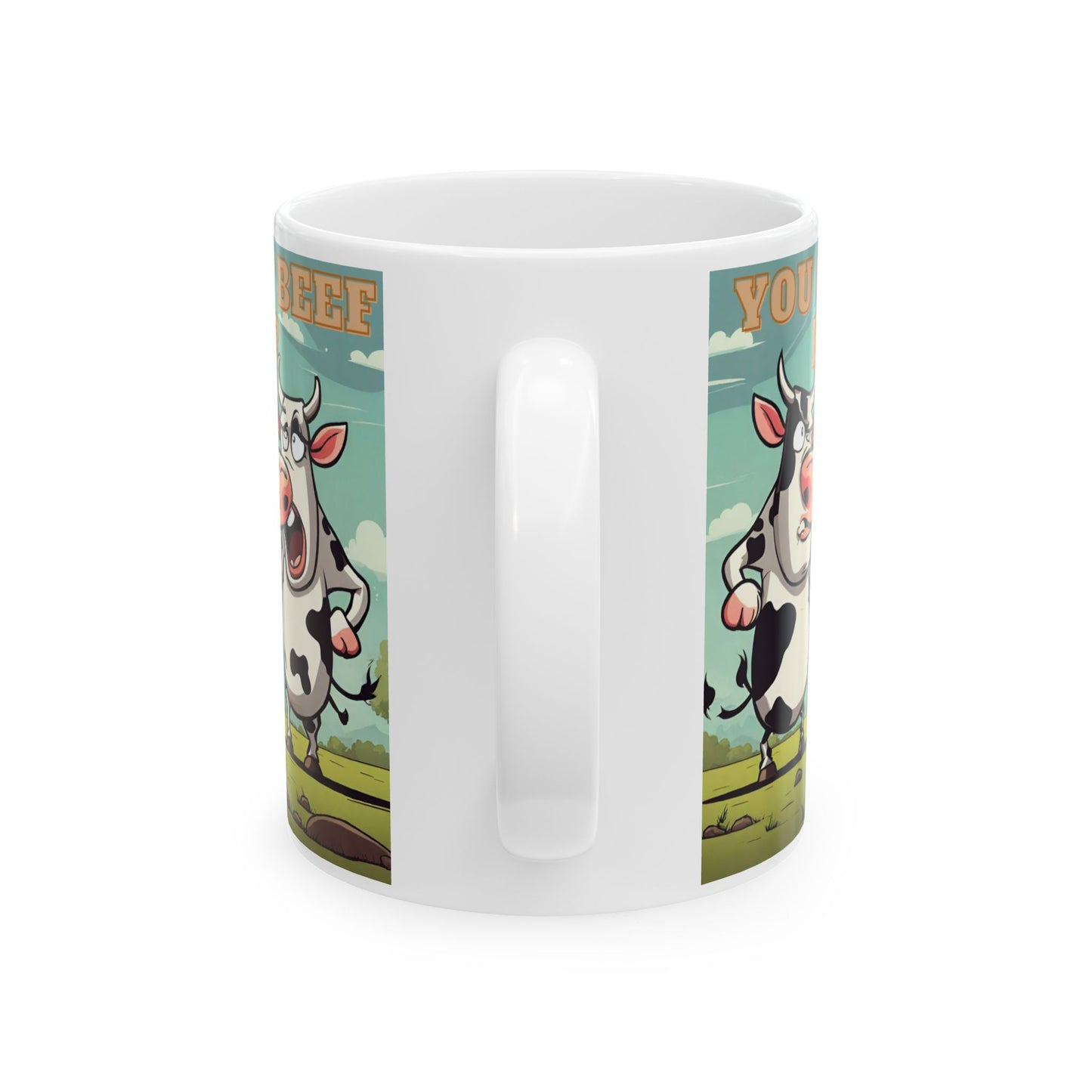 Funny Cow Mug - Ceramic Mug