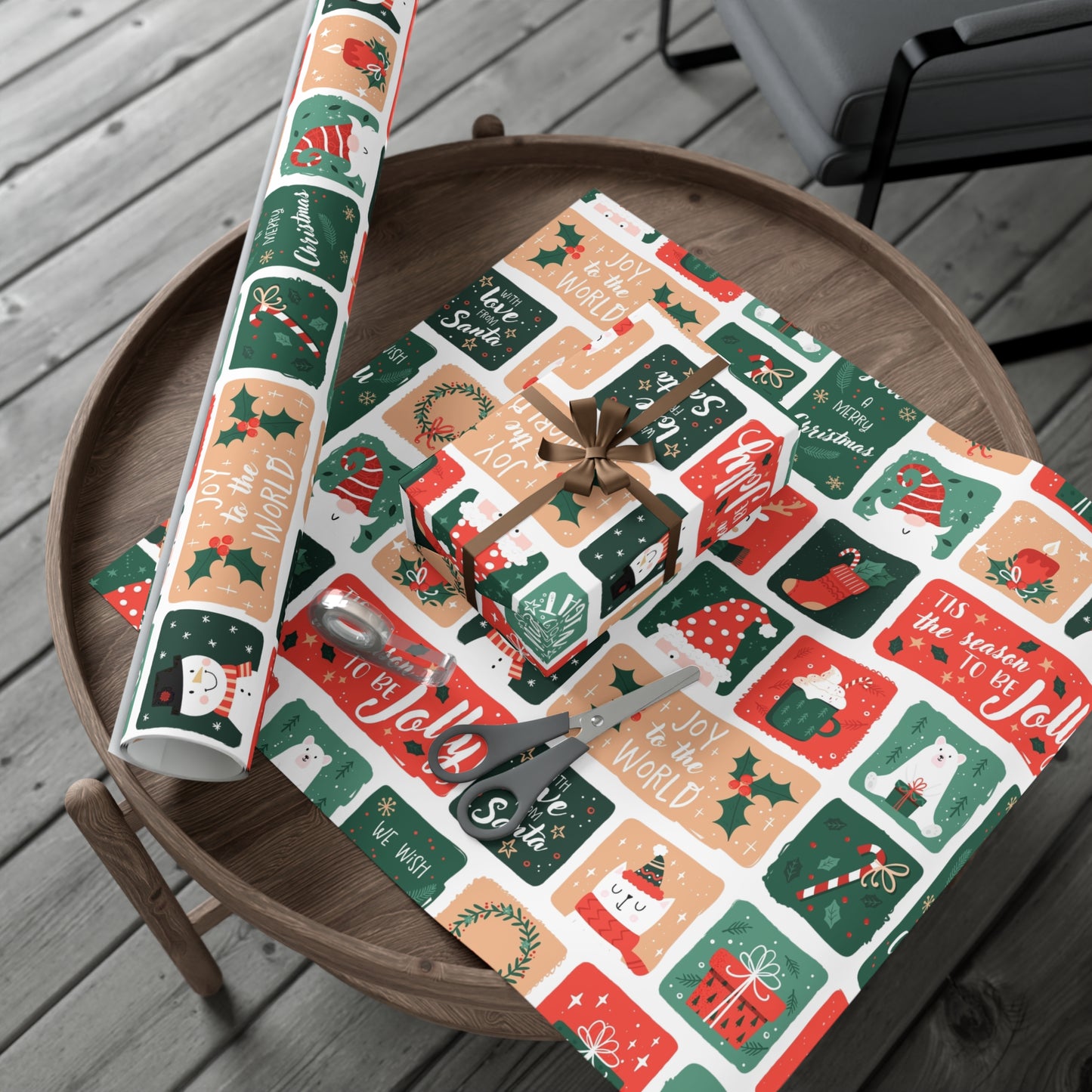 Festive Holiday Gift Wrap Papers – Jolly Designs for Christmas Celebrations