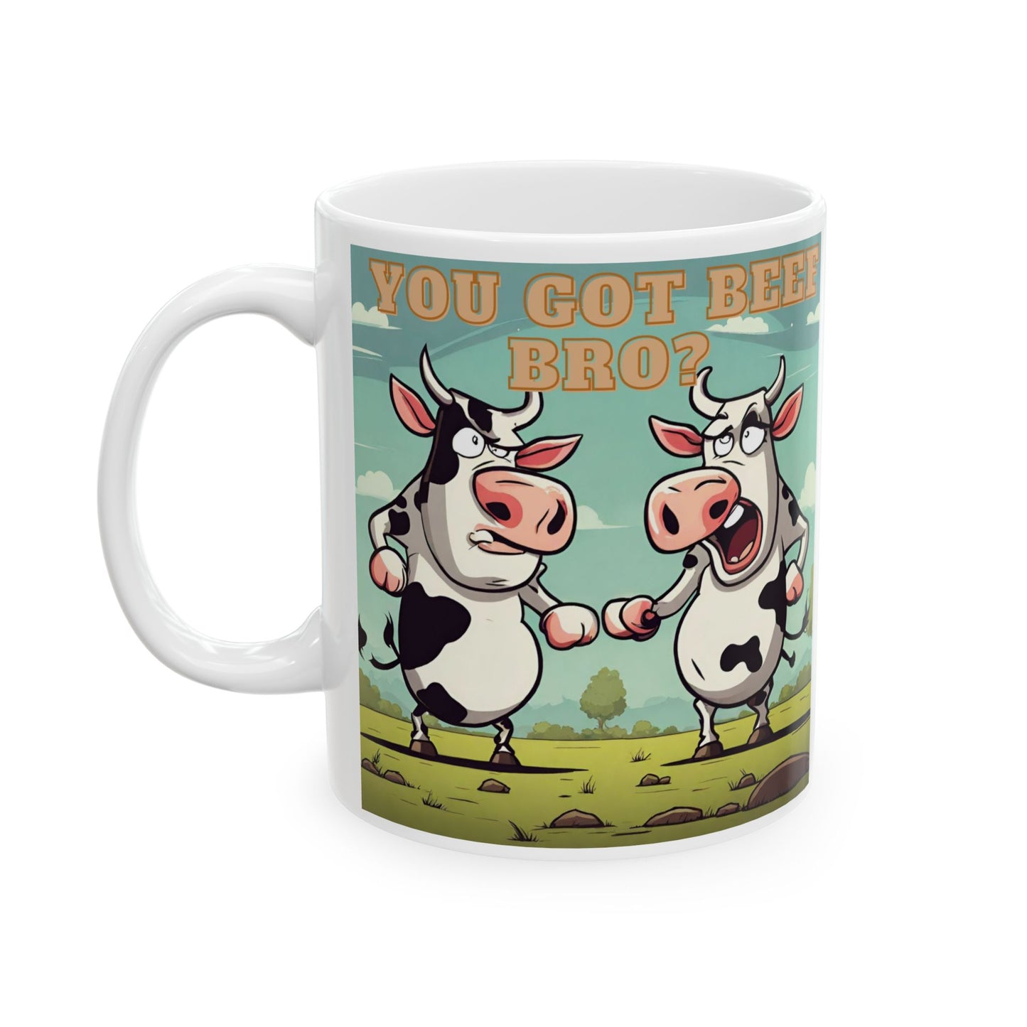 Funny Cow Mug - Ceramic Mug