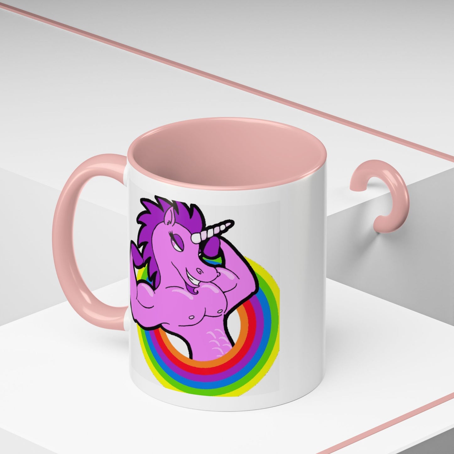 Mug Flexing Unicorn Coffee Mug (11, 15oz)