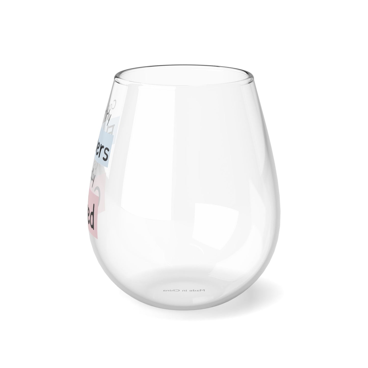 Funny Stemless Wine Glass - "Consider My Flabbers Officially Gasted" - Perfect for Celebrations & Gifts