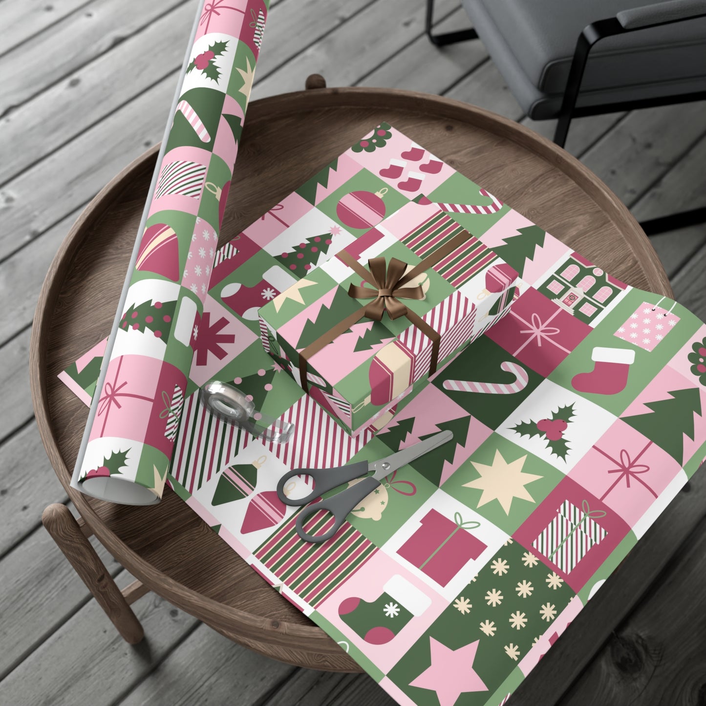 Festive Holiday Gift Wrap Papers - Christmas Patterns for Joyful Gifting