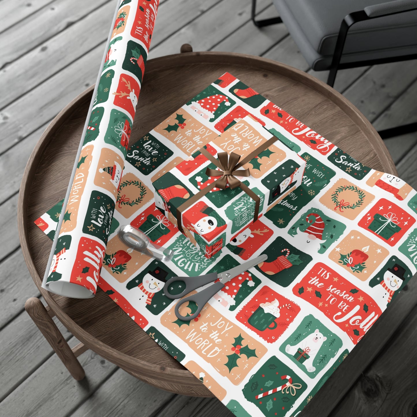 Festive Holiday Gift Wrap Papers – Jolly Designs for Christmas Celebrations