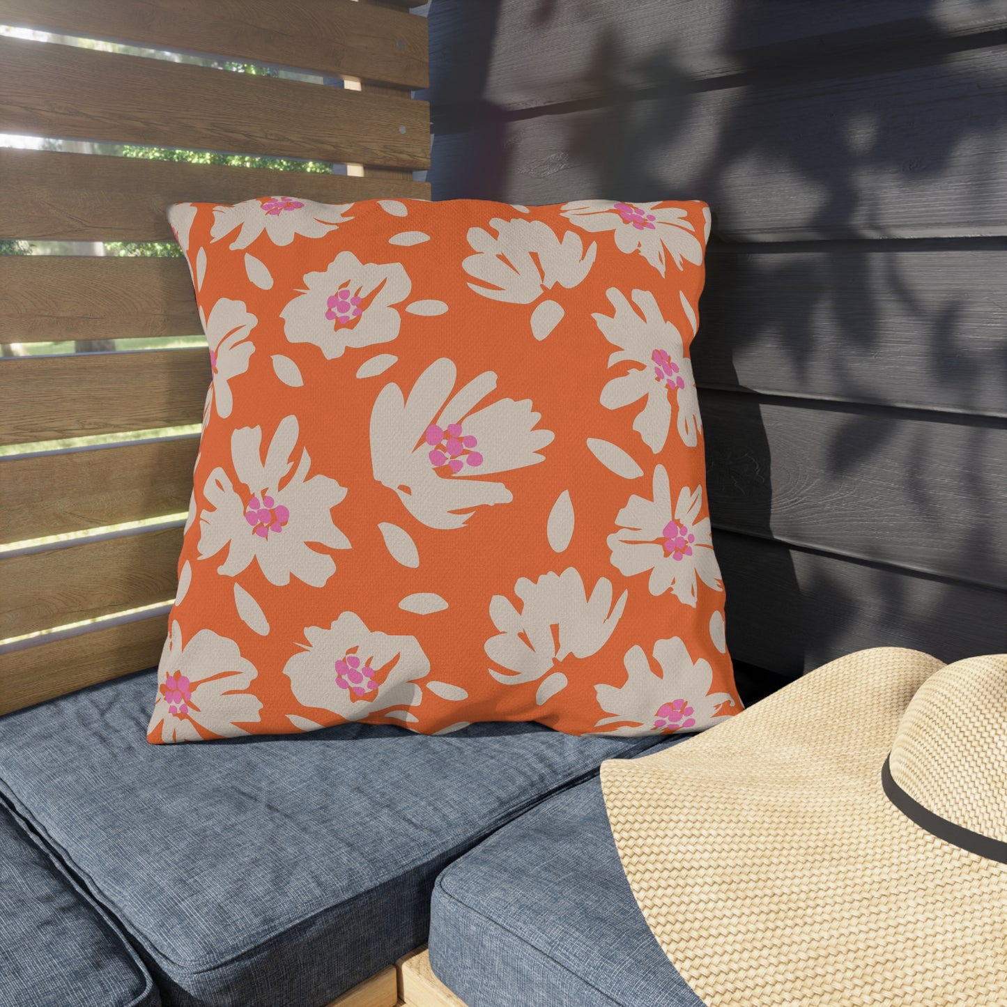 Vibrant Botanical Outdoor Pillow - aMOOsing Designs