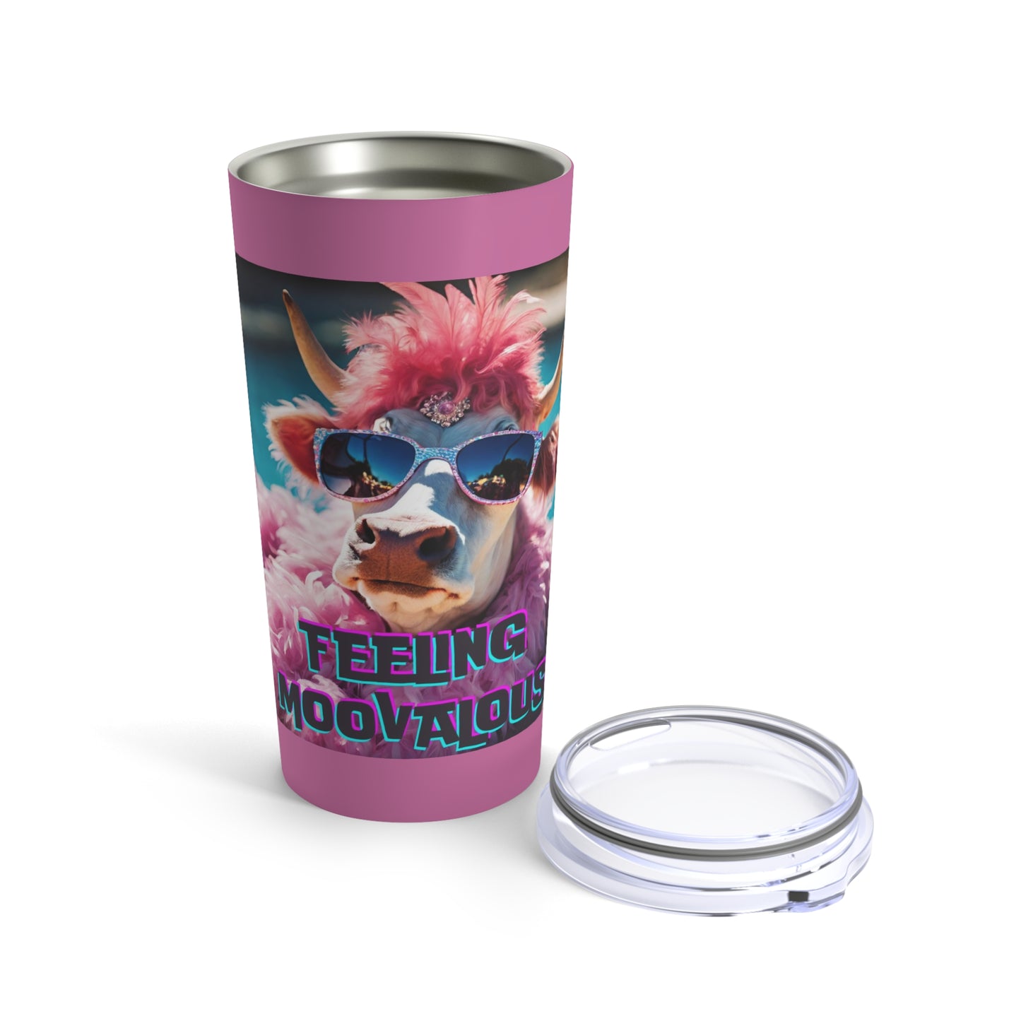 Feeling MOOvalous- Fabulous Cow Tumbler 20oz