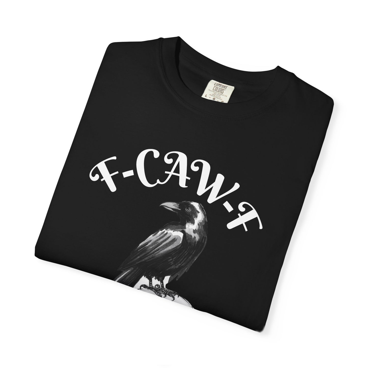 Skull & Crow Tee, Edgy Graphic T-shirt, Unisex Casual Wear, Halloween Costume Shirt, Gothic Style Apparel