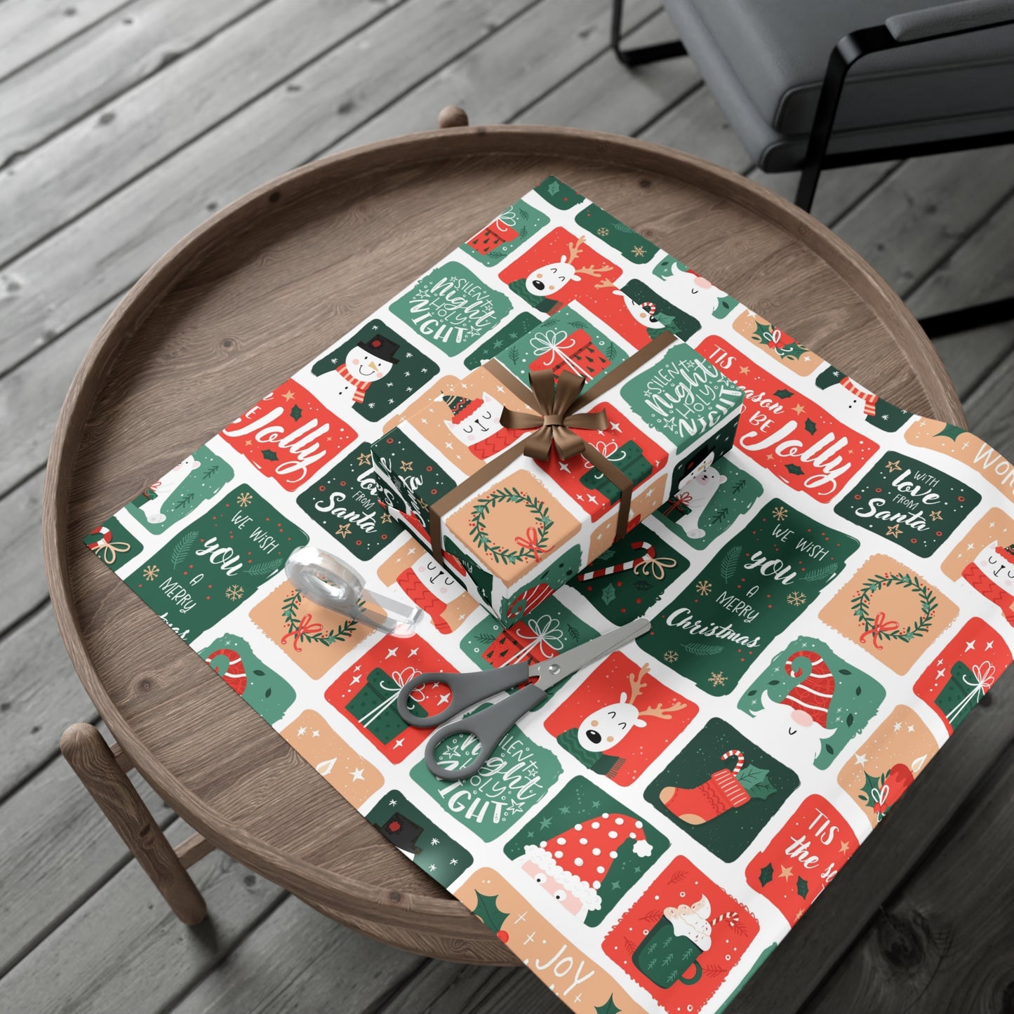 Festive Holiday Gift Wrap Papers – Jolly Designs for Christmas Celebrations